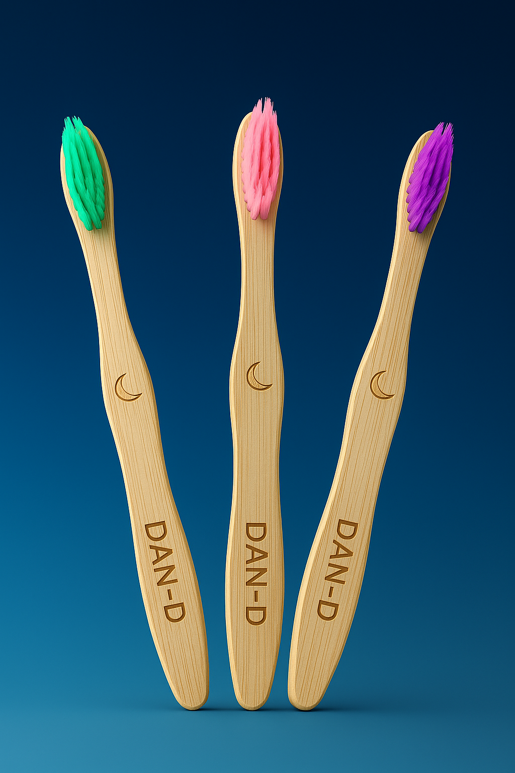 DAN-D Bamboo Kids Toothbrush Set