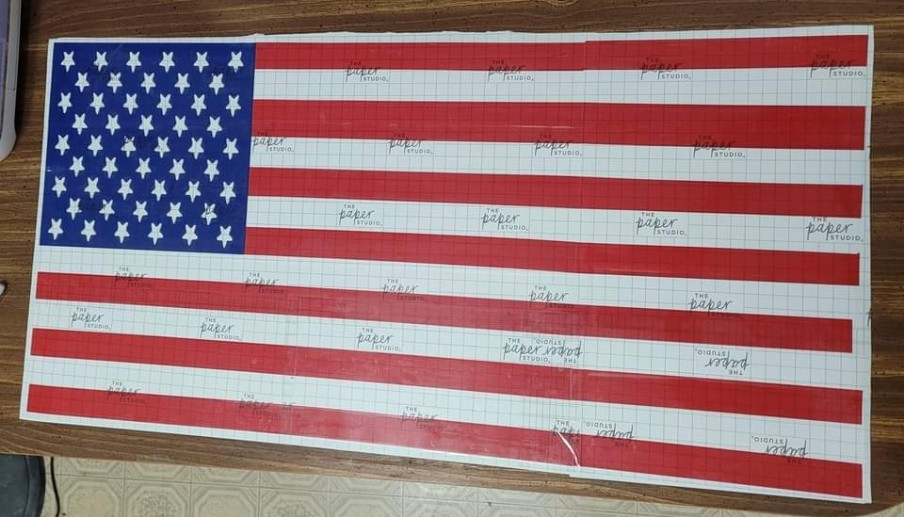Large American Flag Poster