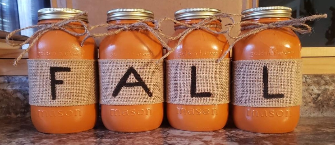Fall Mason Jar Decor