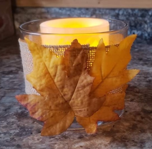 Decorative Autumn Candle Holder