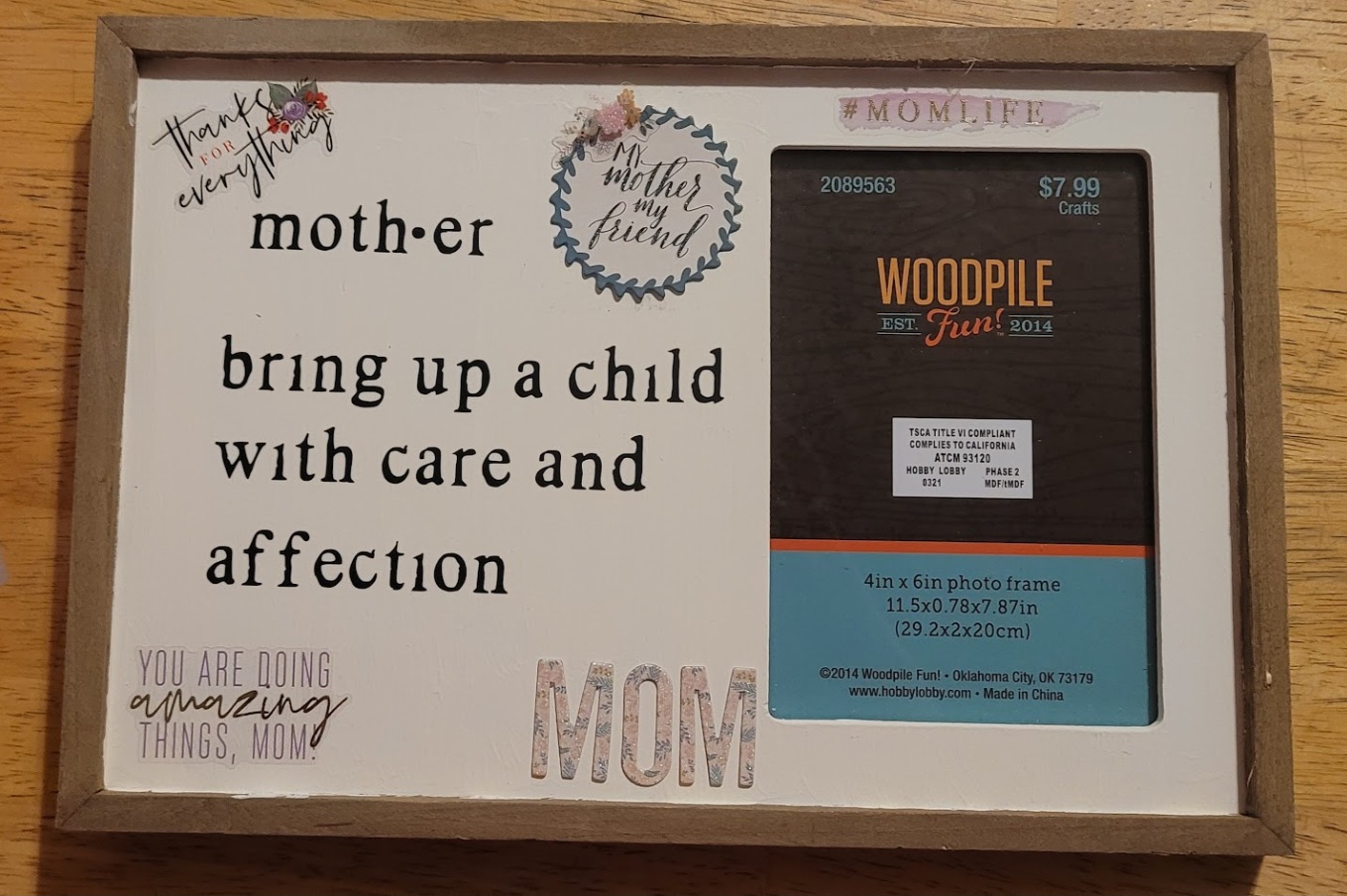 4x6 inch photo frame