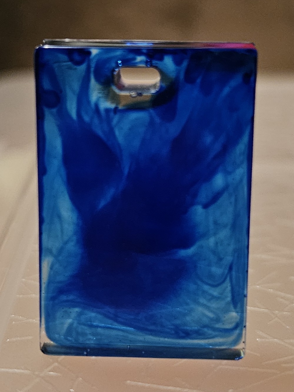 Blue Resin Pendent