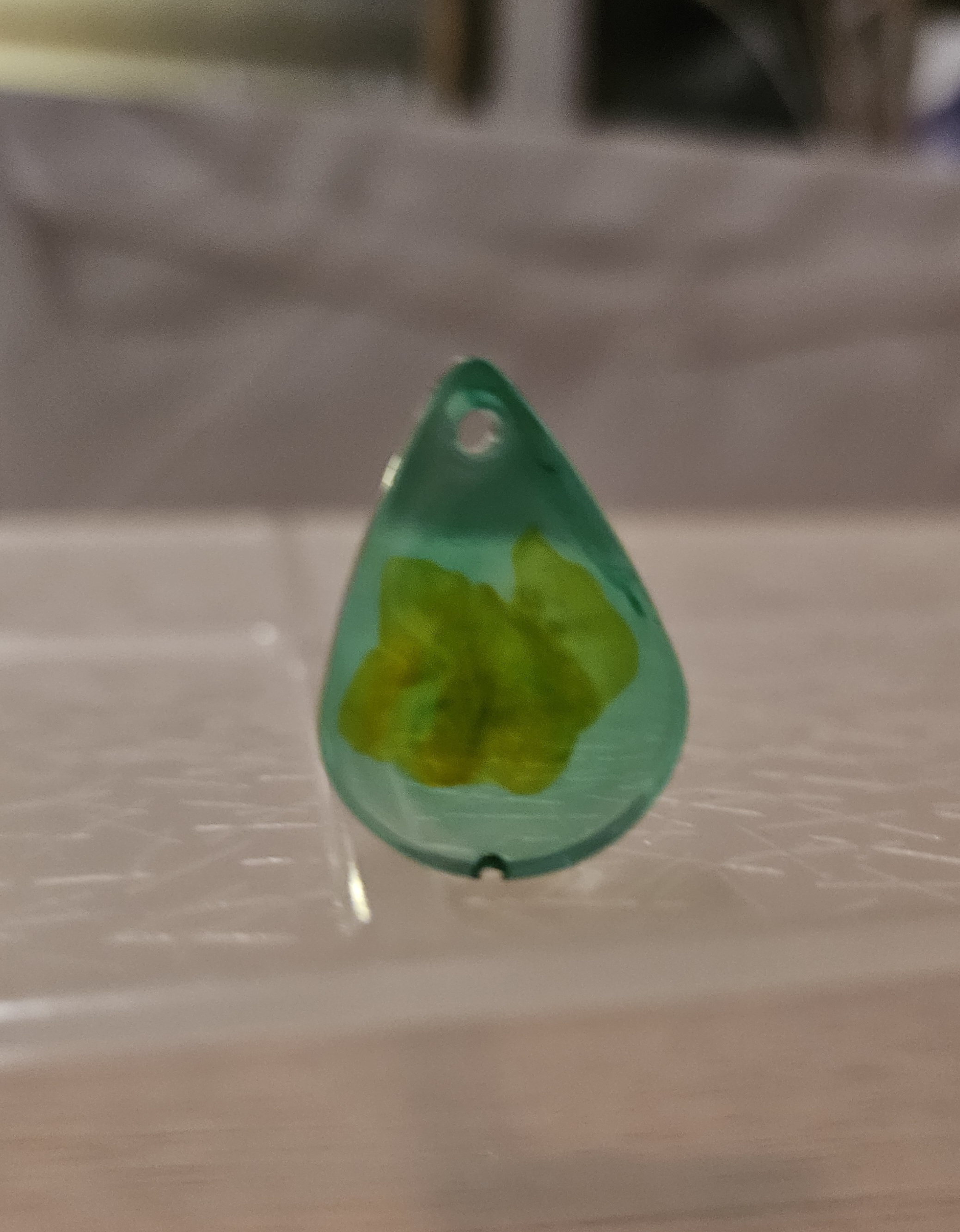Green Teardrop Pendant