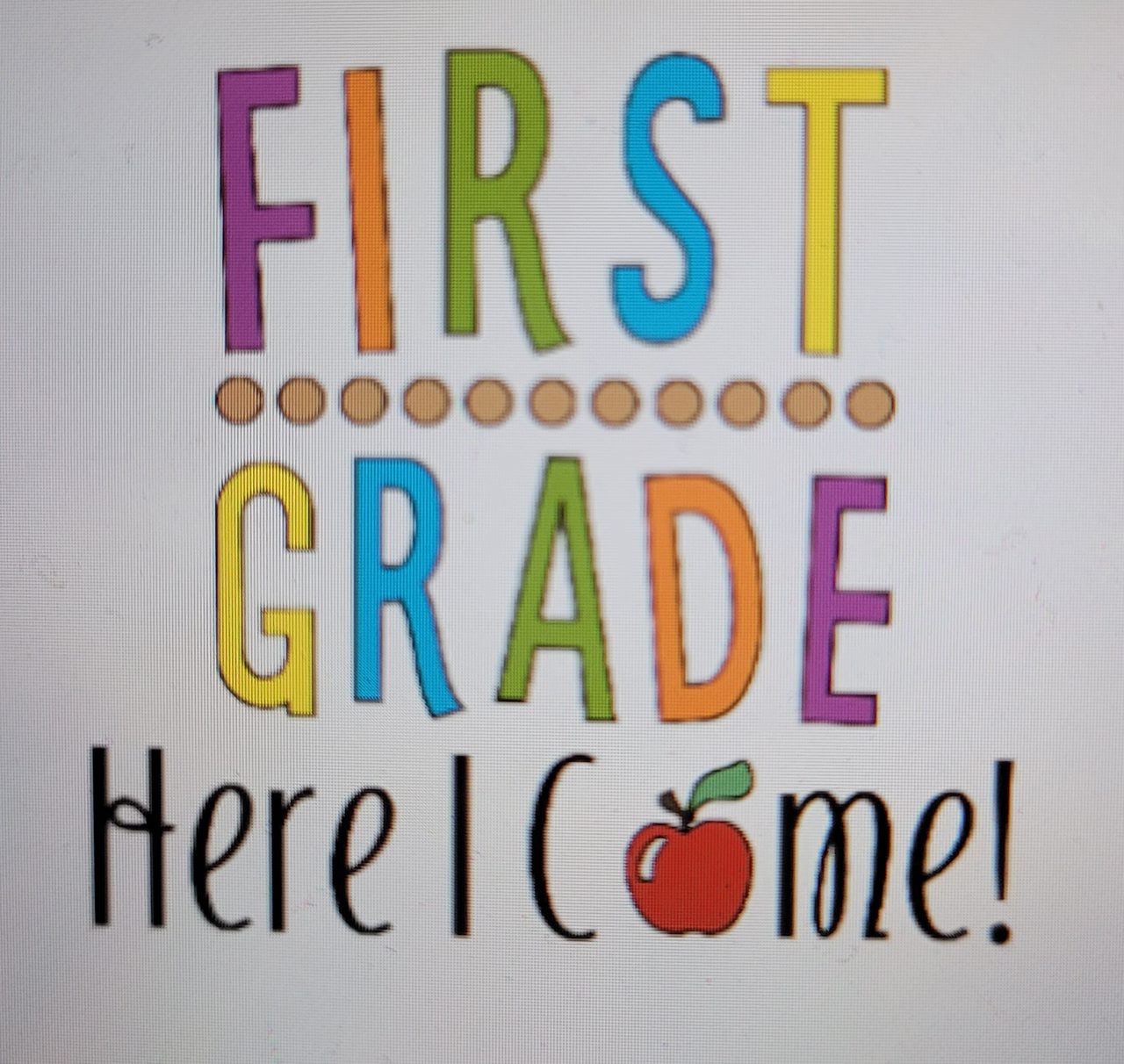 First Grade Sign