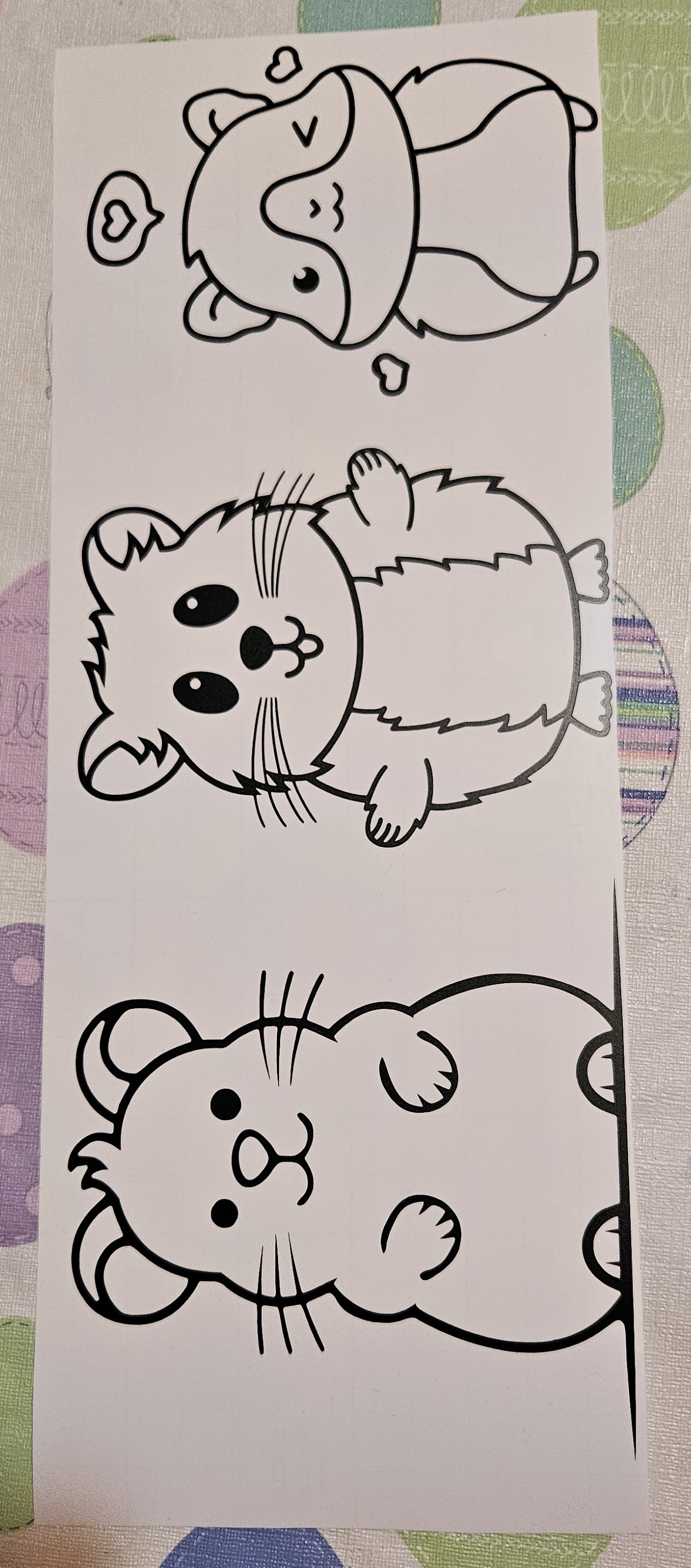 Hamster Vinyl Decal