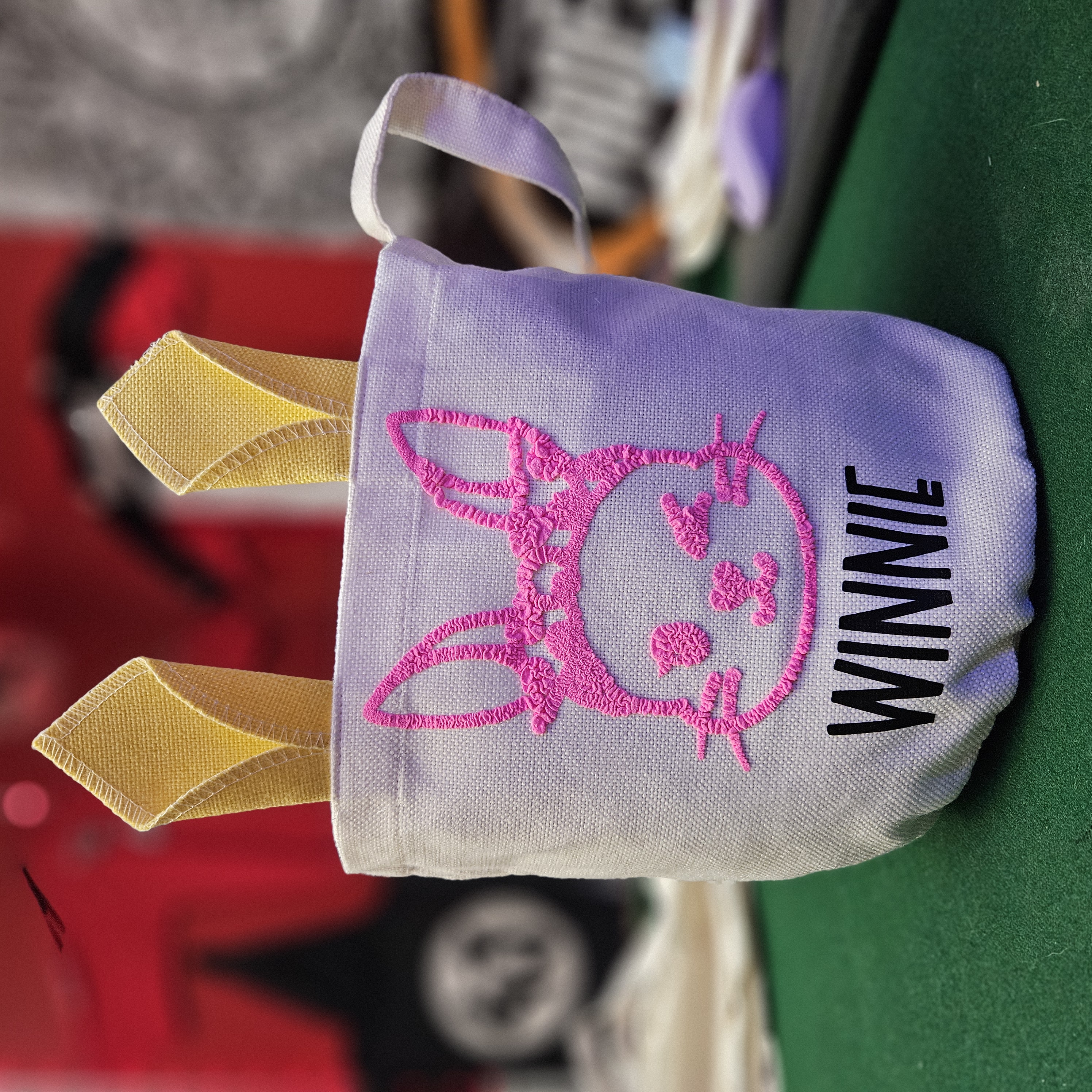 Small Easter Puffy Vinyl Tote Bag