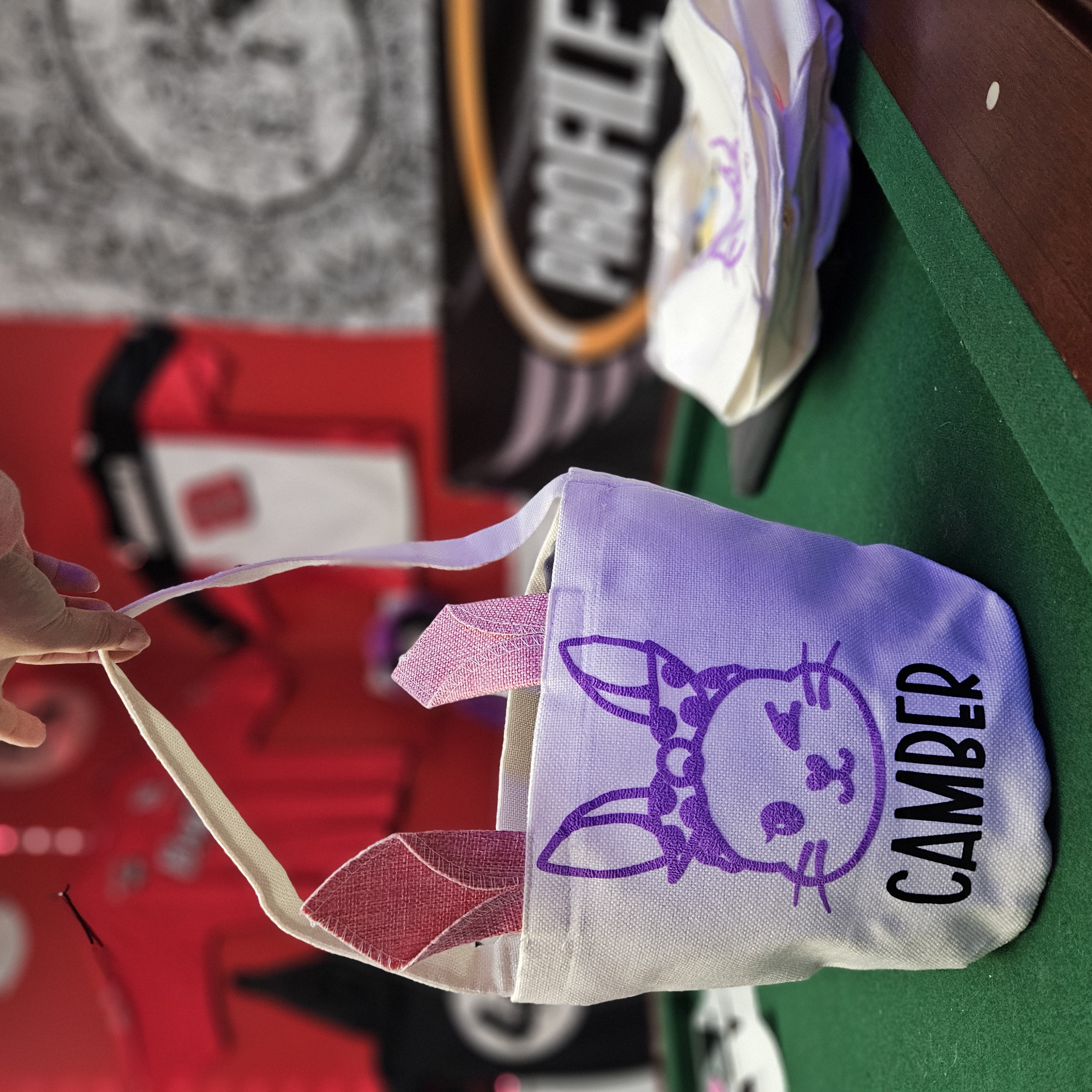 Small Easter Puffy Vinyl Tote Bag