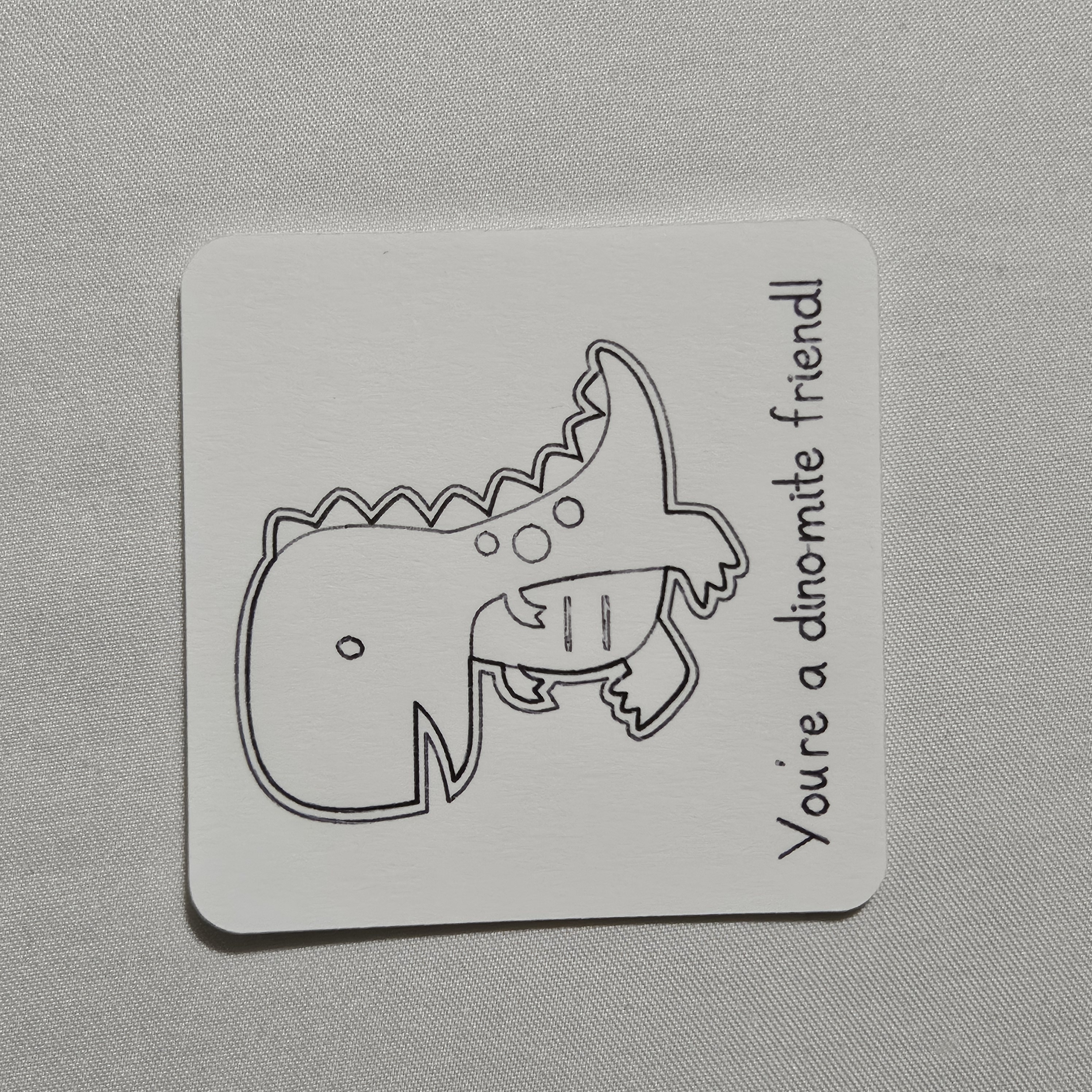 Cute Dinosaur Valentine