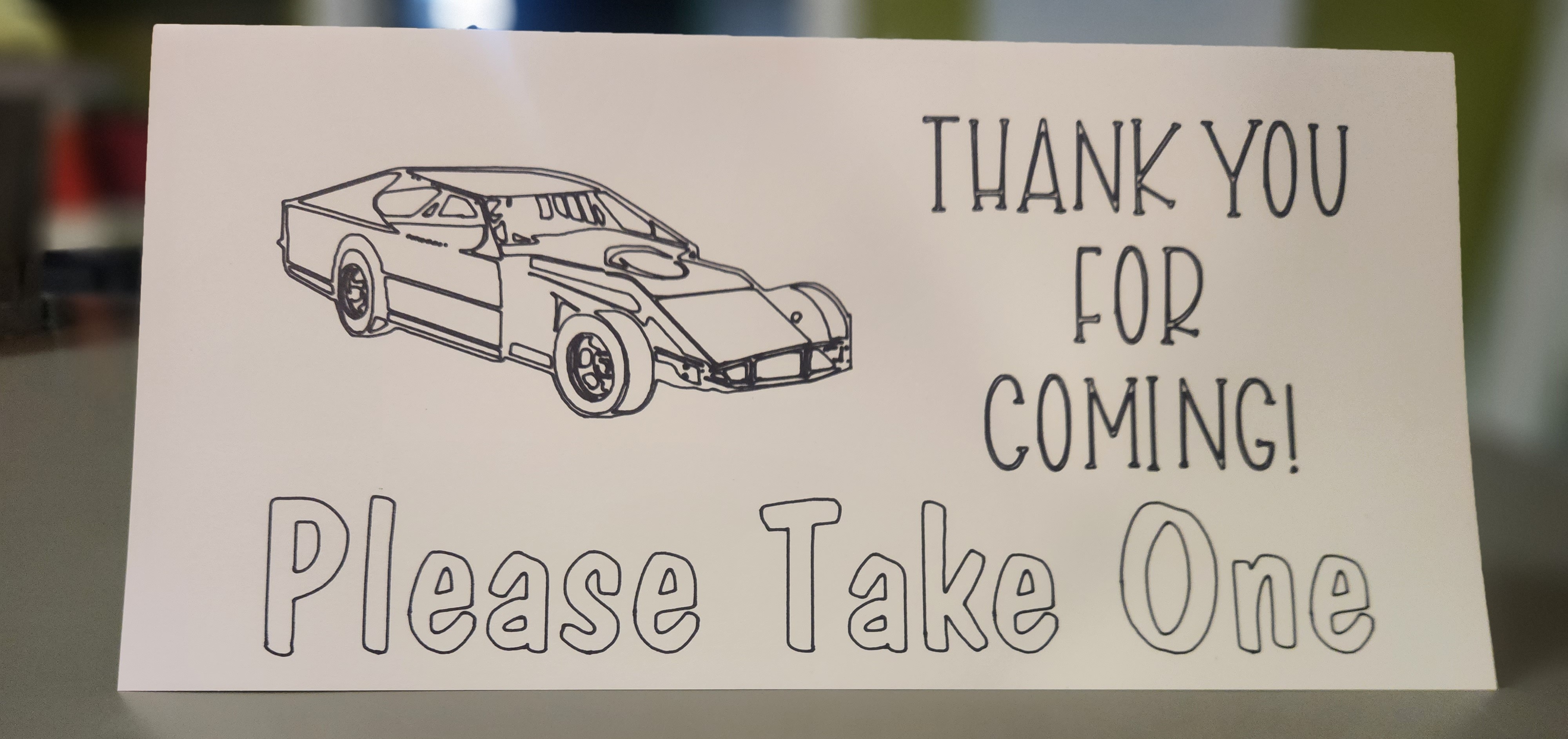 Decorative Table Sign