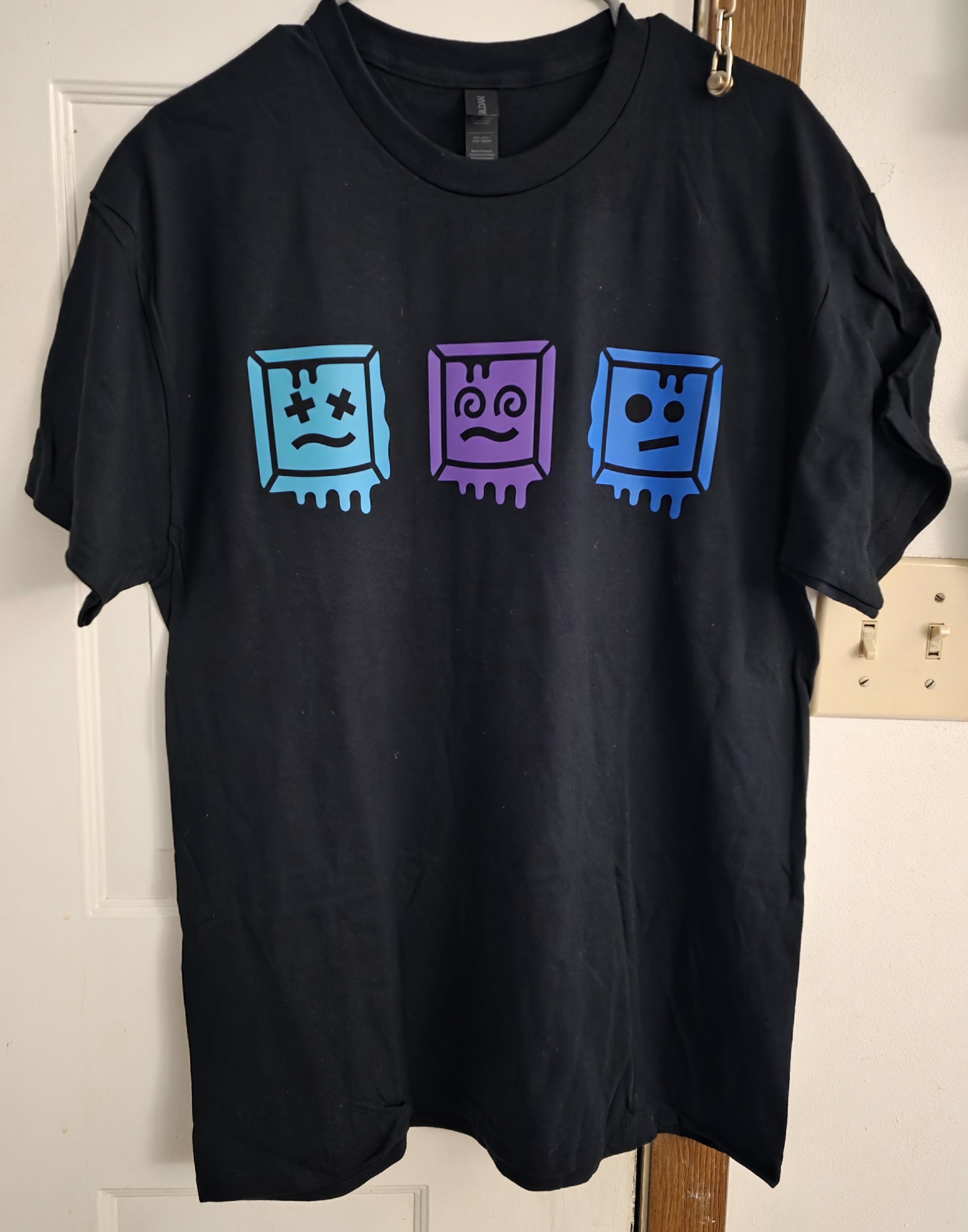 Graphic Faces Black T-shirt