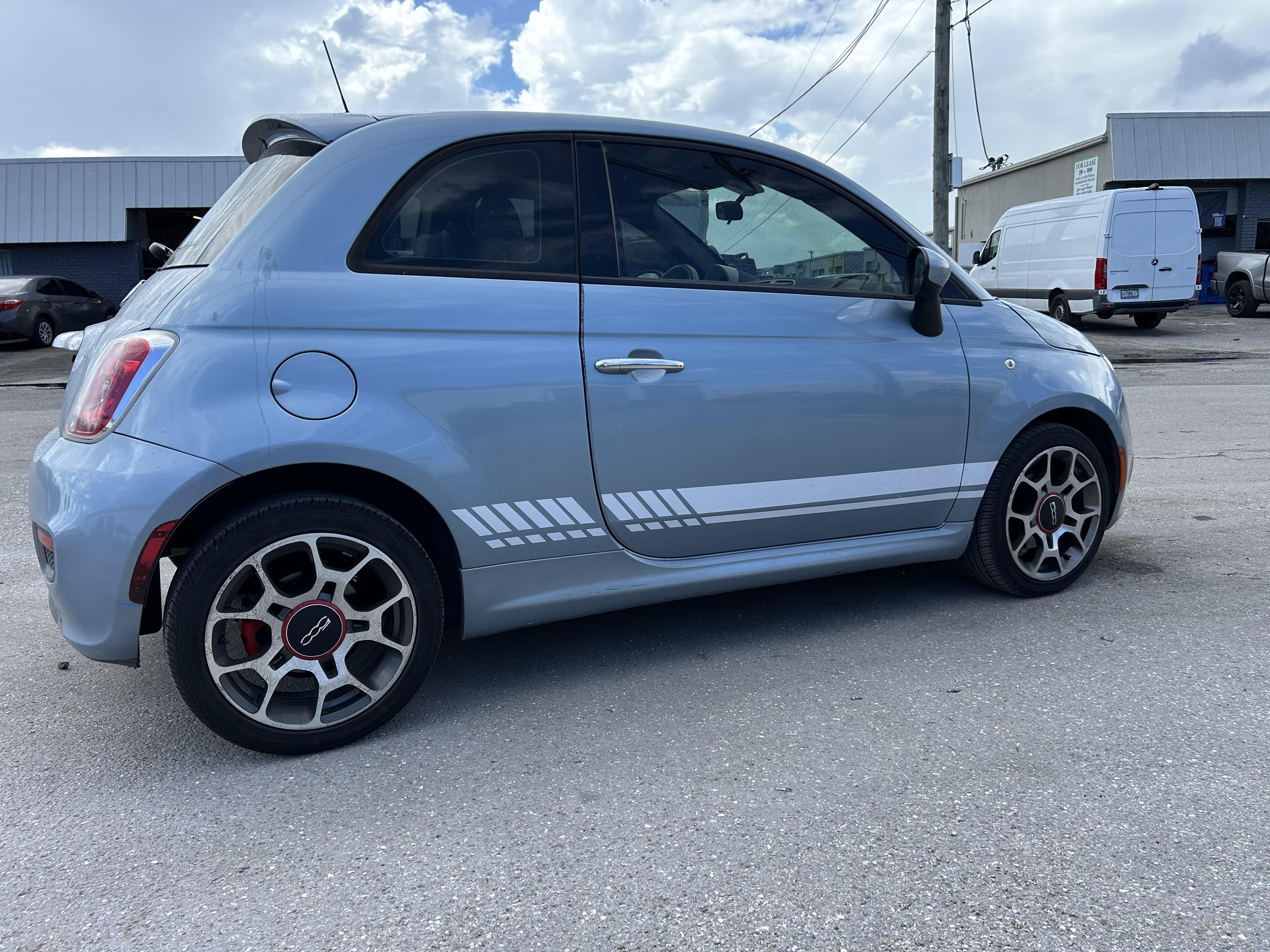 2015 FIAT 500 SPORT BLUE