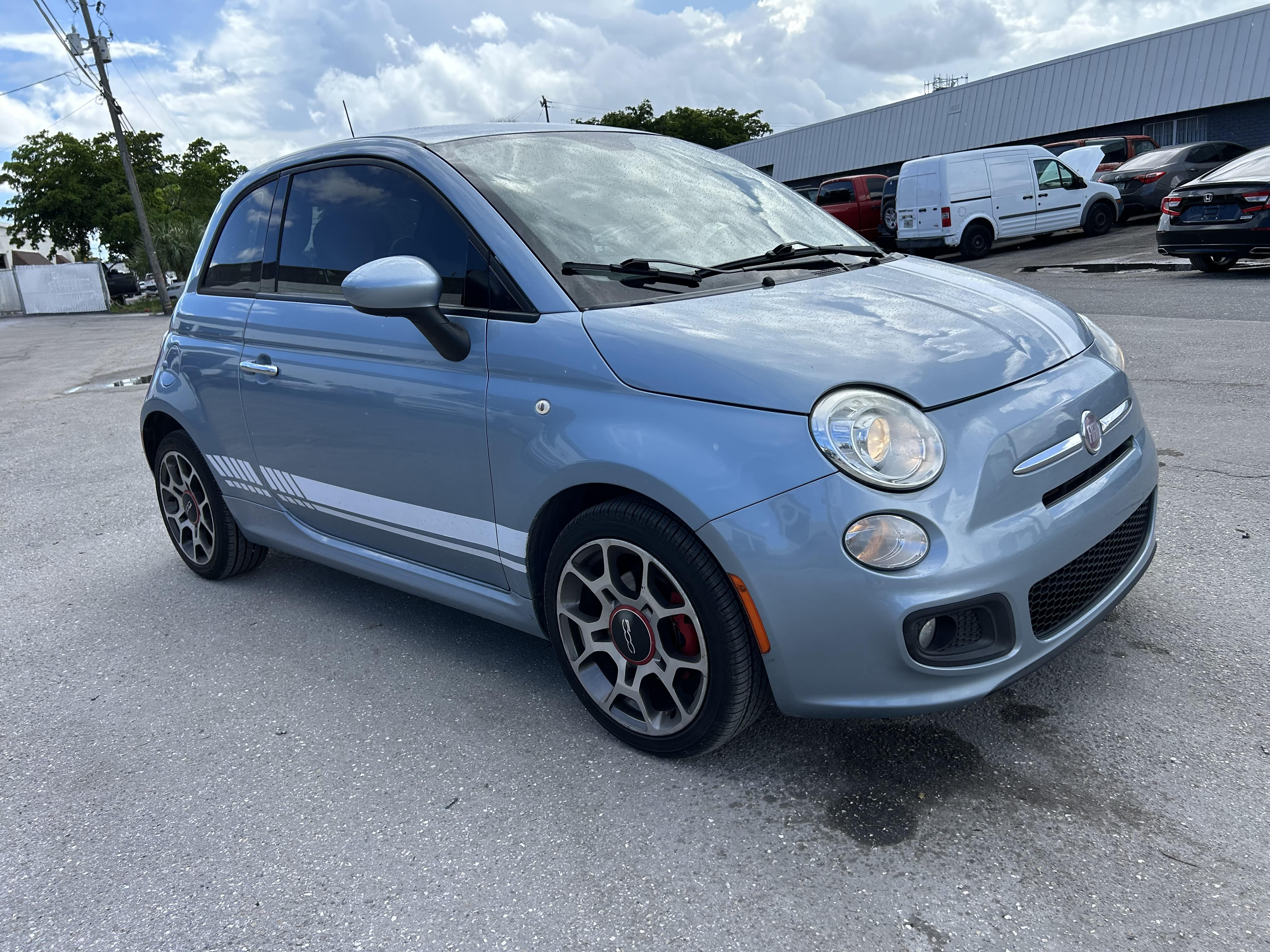 2015 FIAT 500 SPORT BLUE