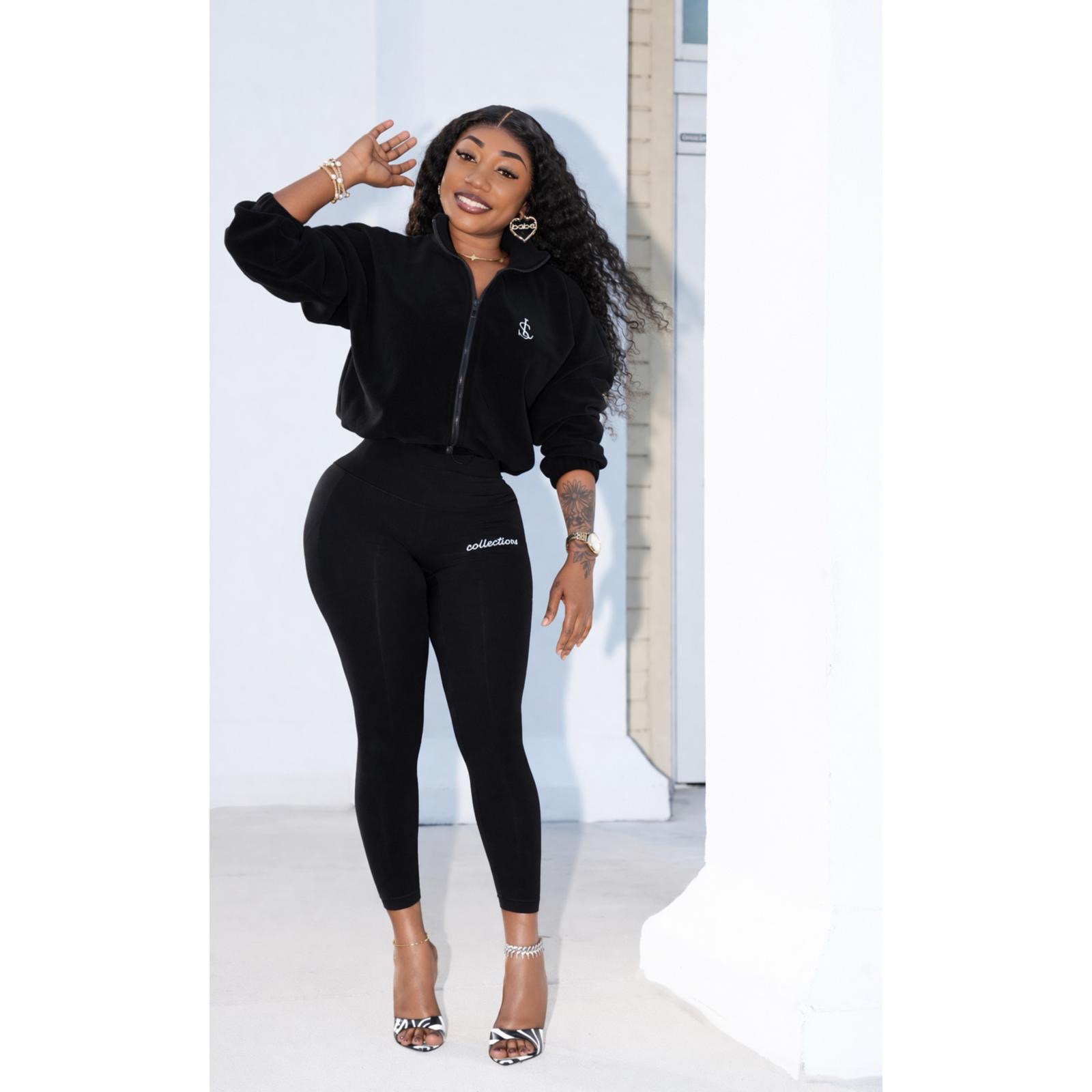 sets zip up jacket & leggings 