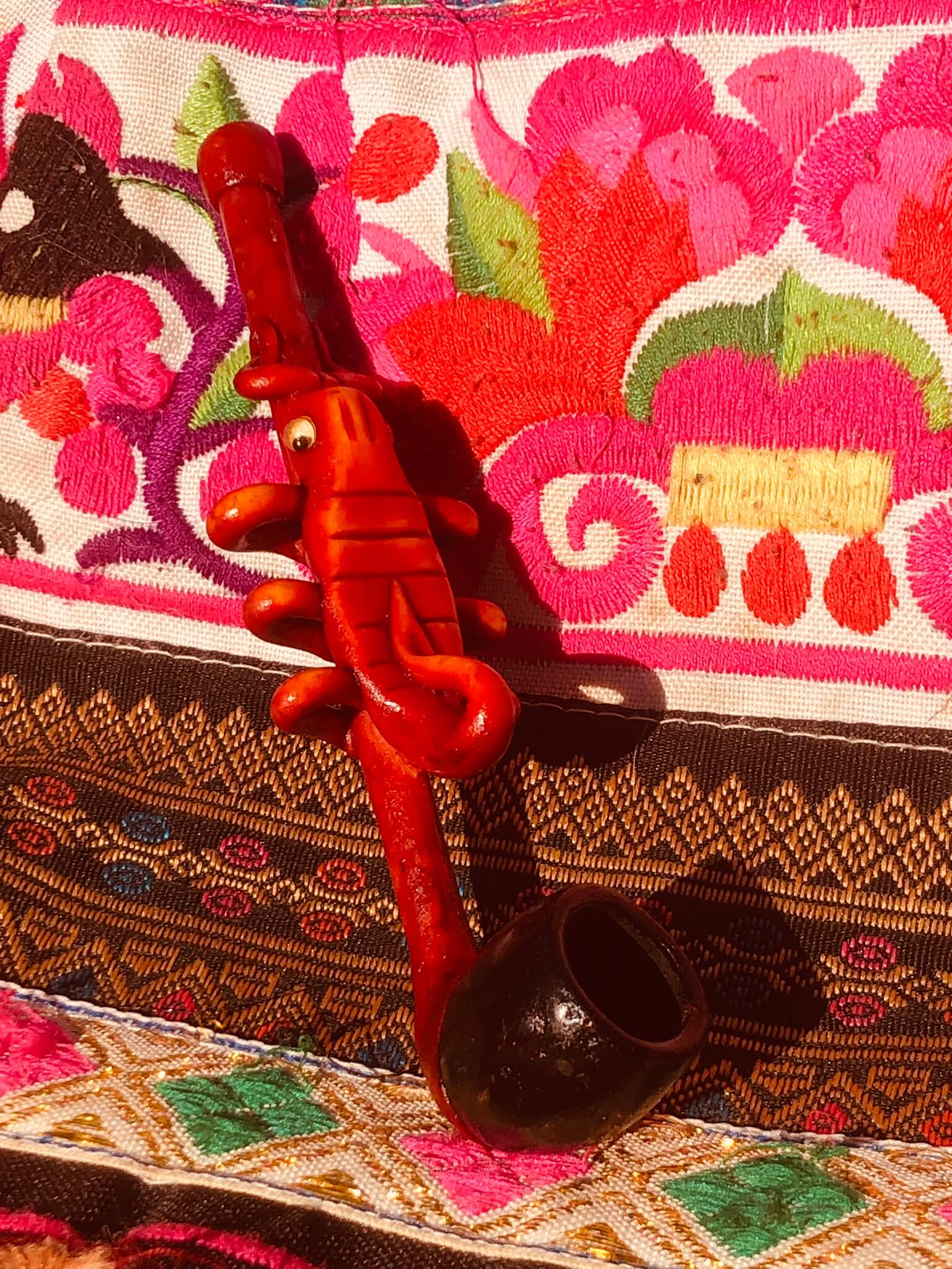 Pipas  para fumar  con animales de poder