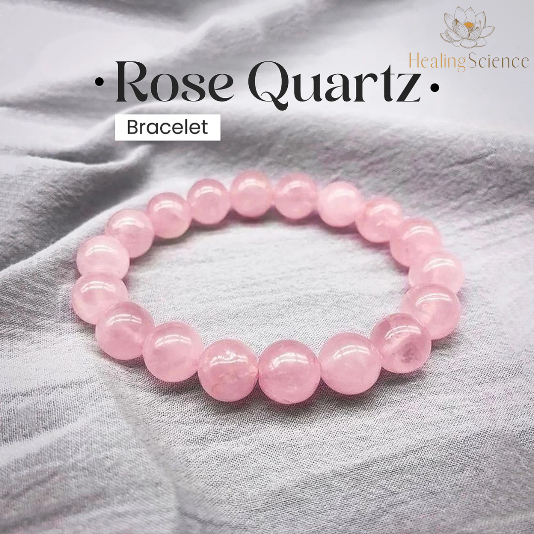 Rose Quartz Beaded Bracelet