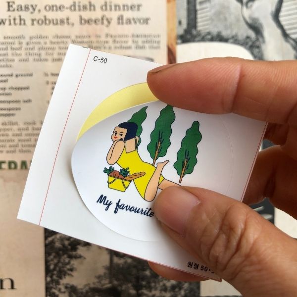 (PP) paper Sticker (방수 합성지 스티커)