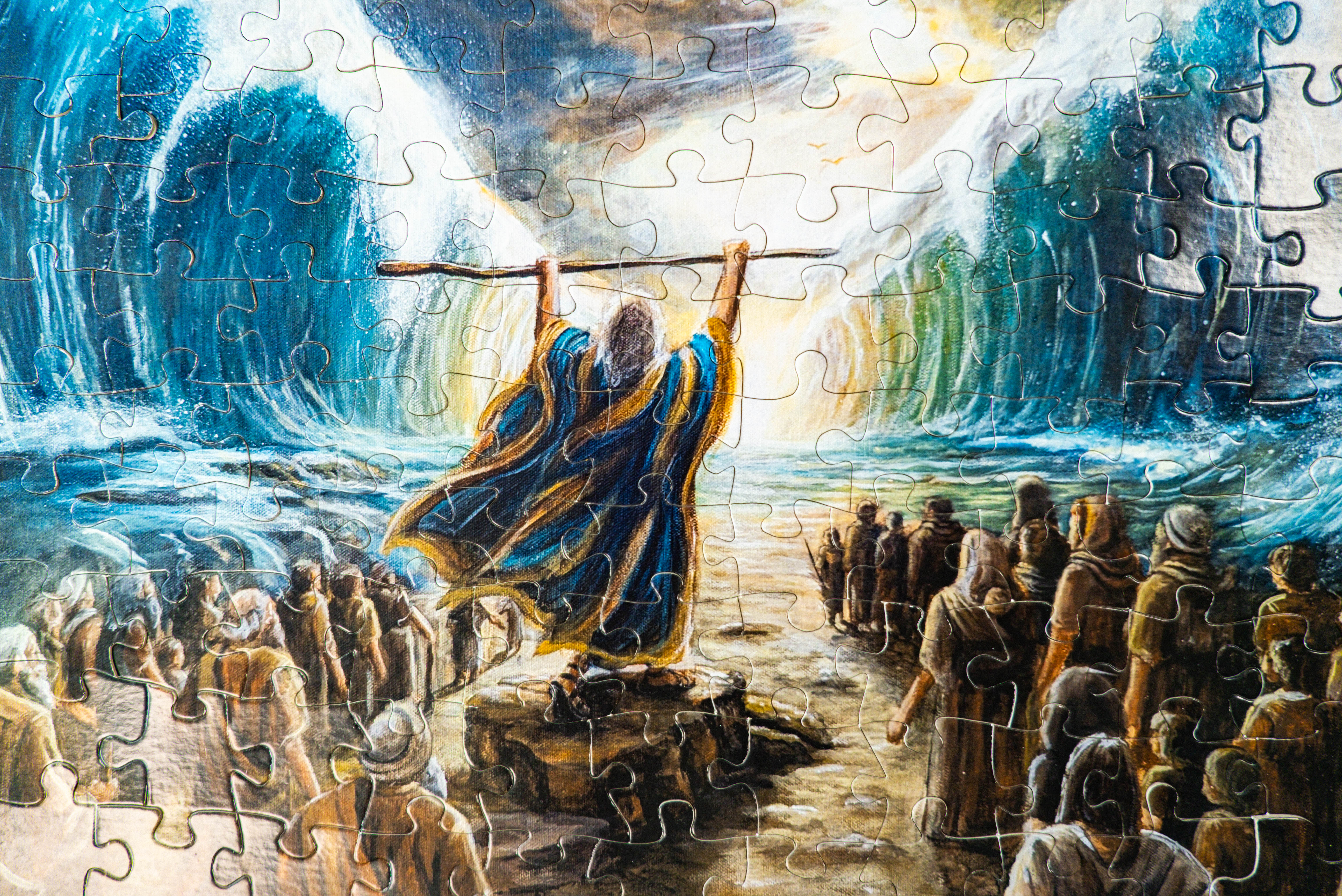  "The children of Israel walked upon dry land"