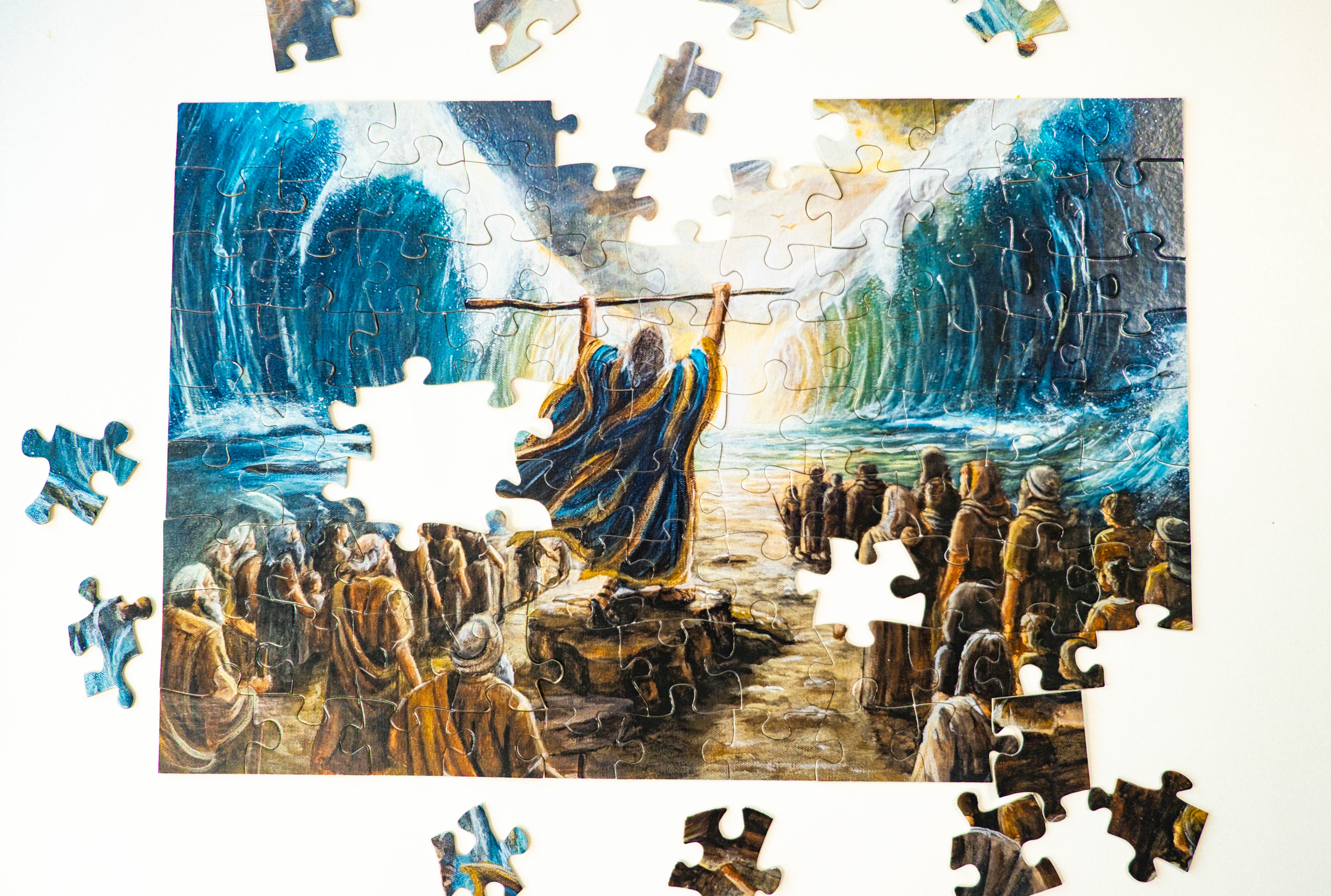  "The children of Israel walked upon dry land"