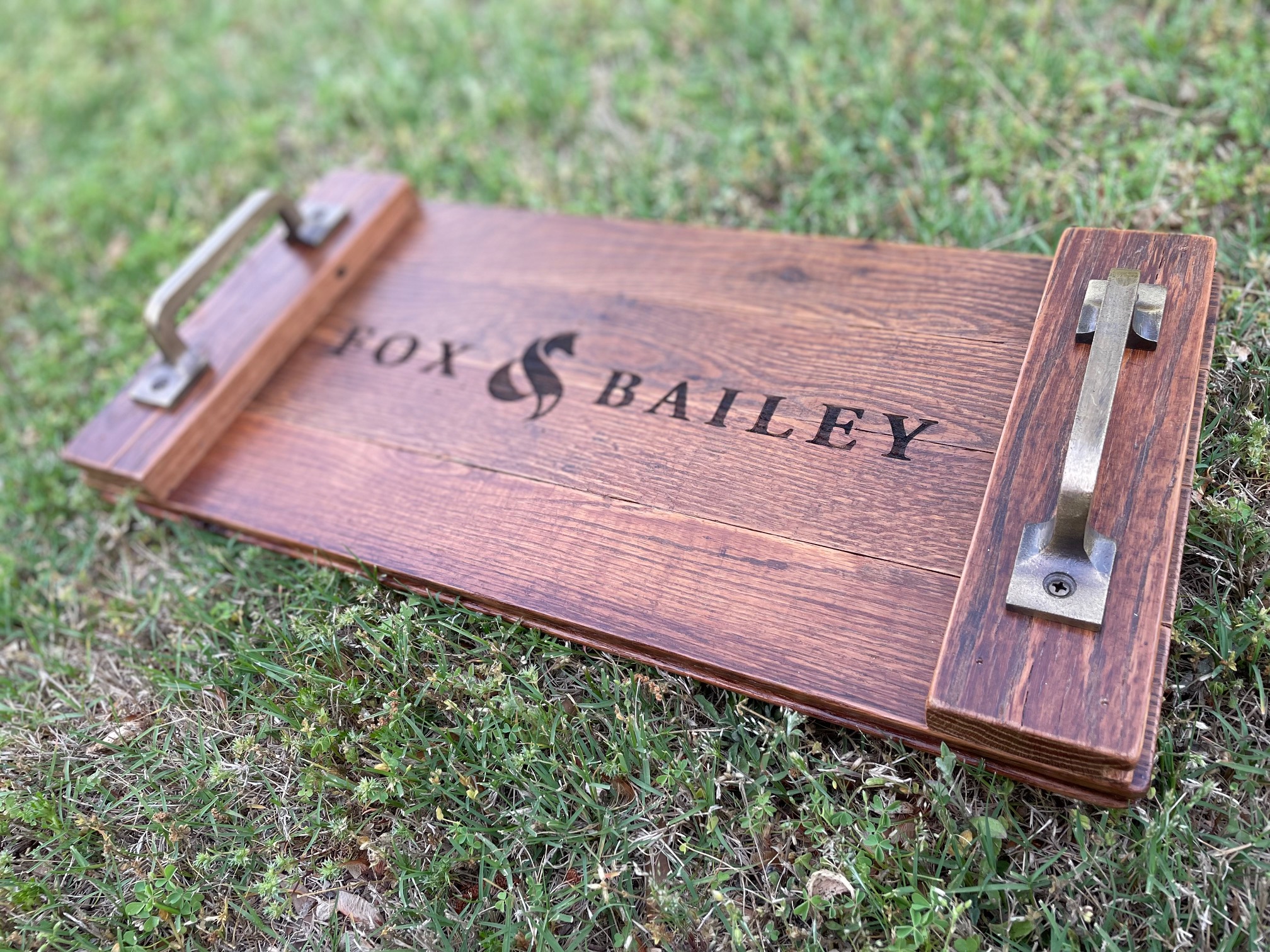 Premium Oak Serving Tray