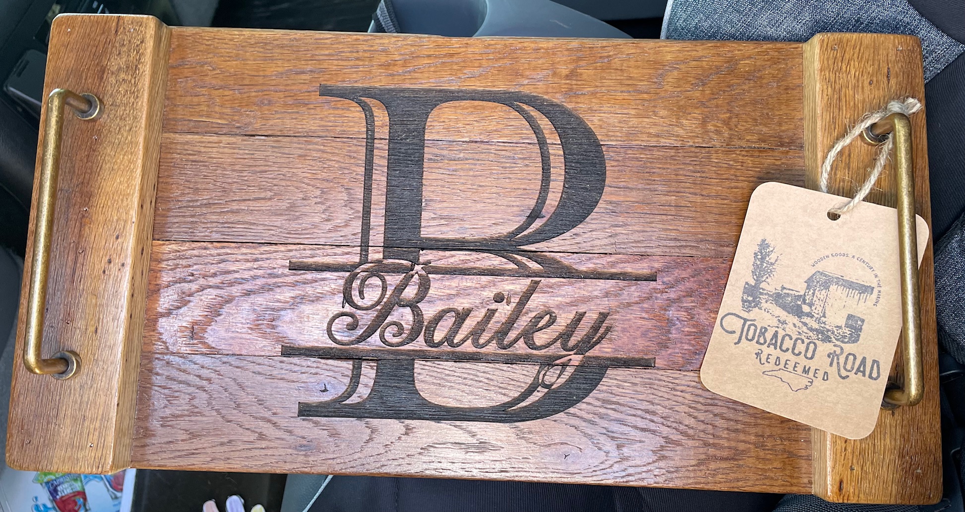 Premium Oak Serving Tray
