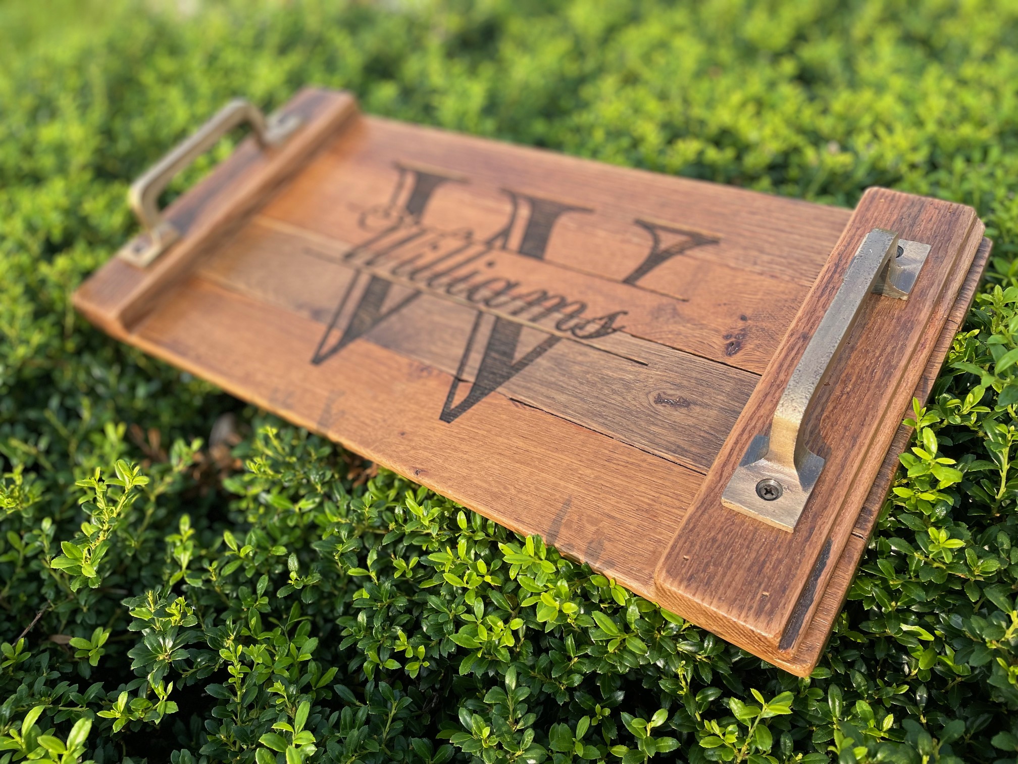 Premium Oak Serving Tray