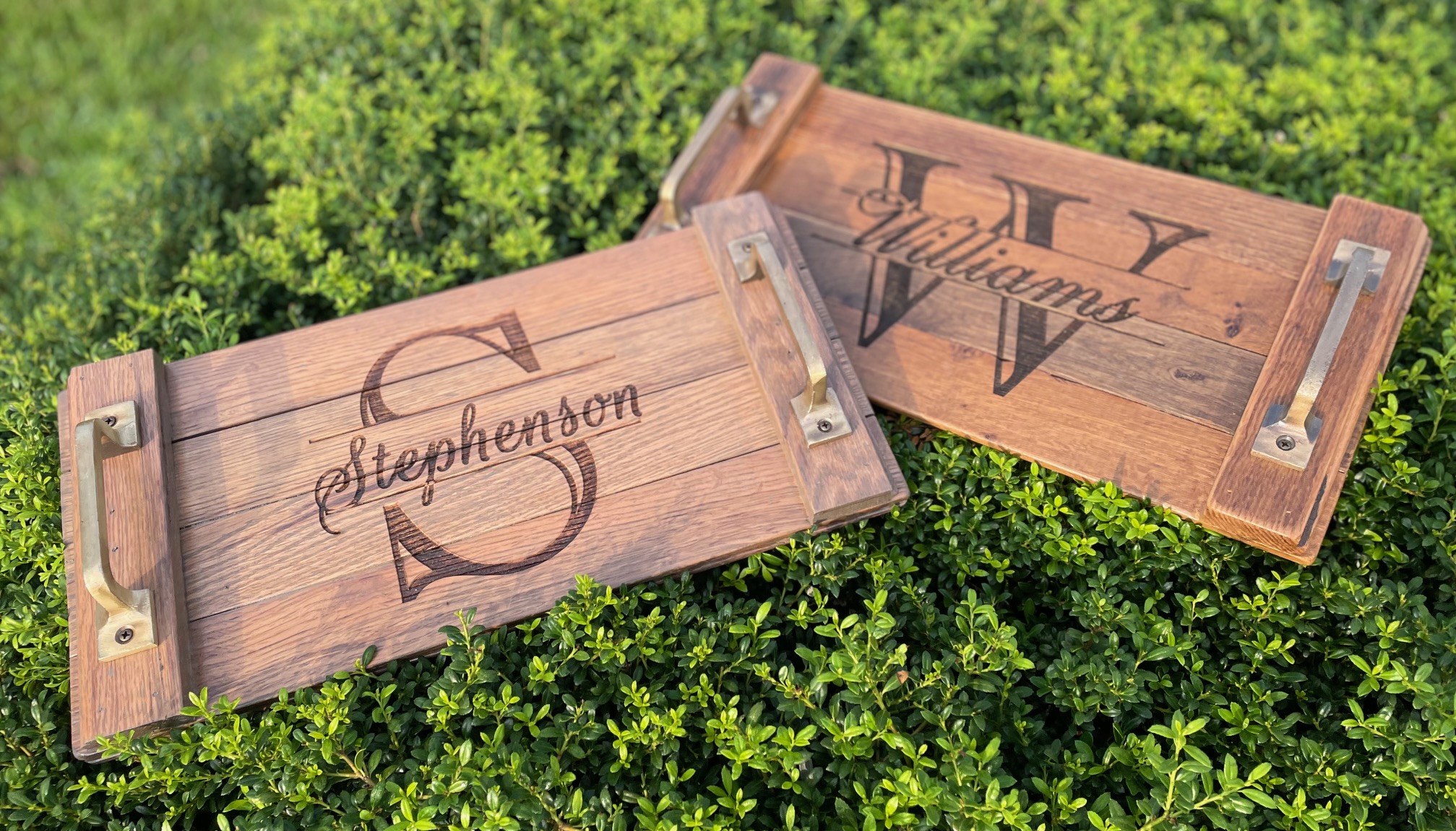 Premium Oak Serving Tray