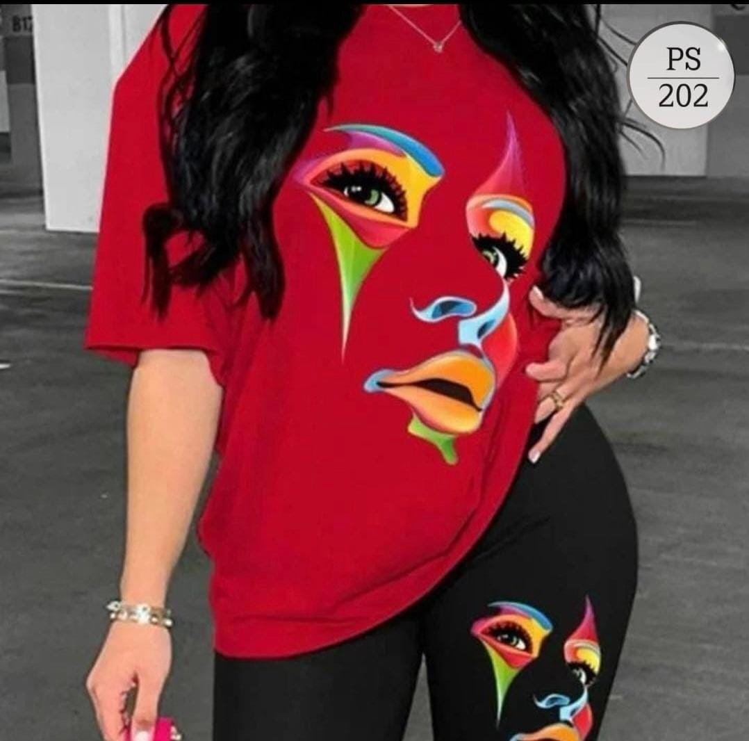 Leggings con Estampado Gráfico para Mujer