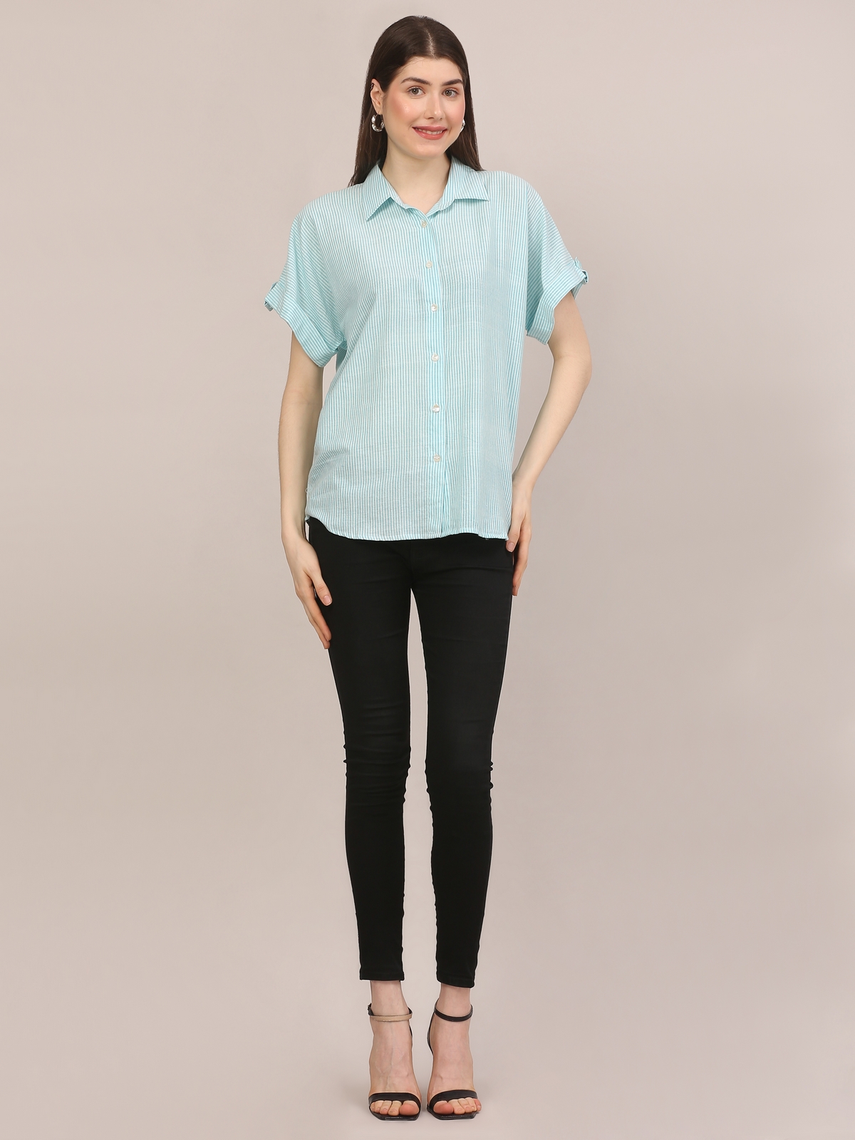 Light Blue Short Sleeve Shirt