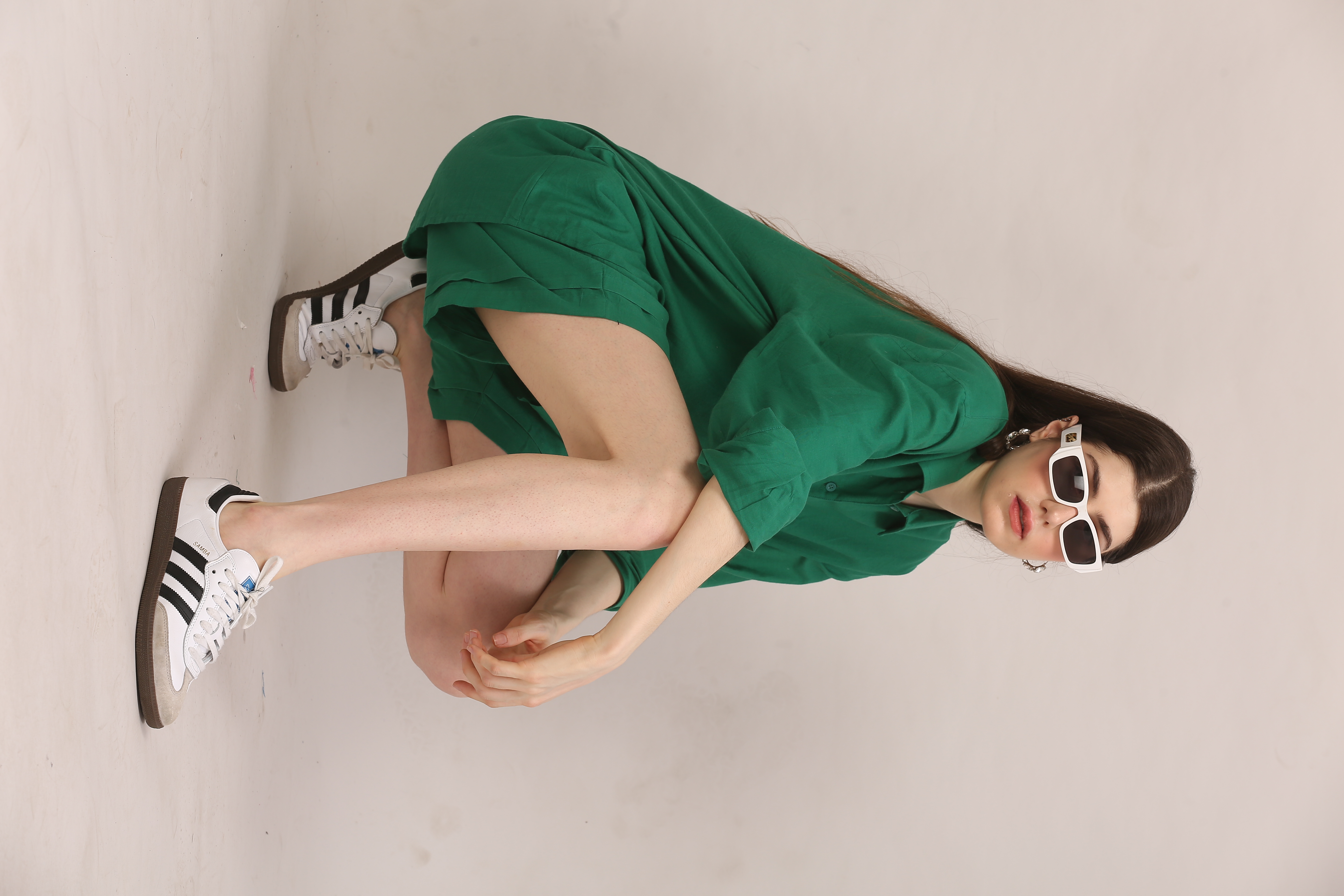 Handloom Green Cotton Co-ord Set