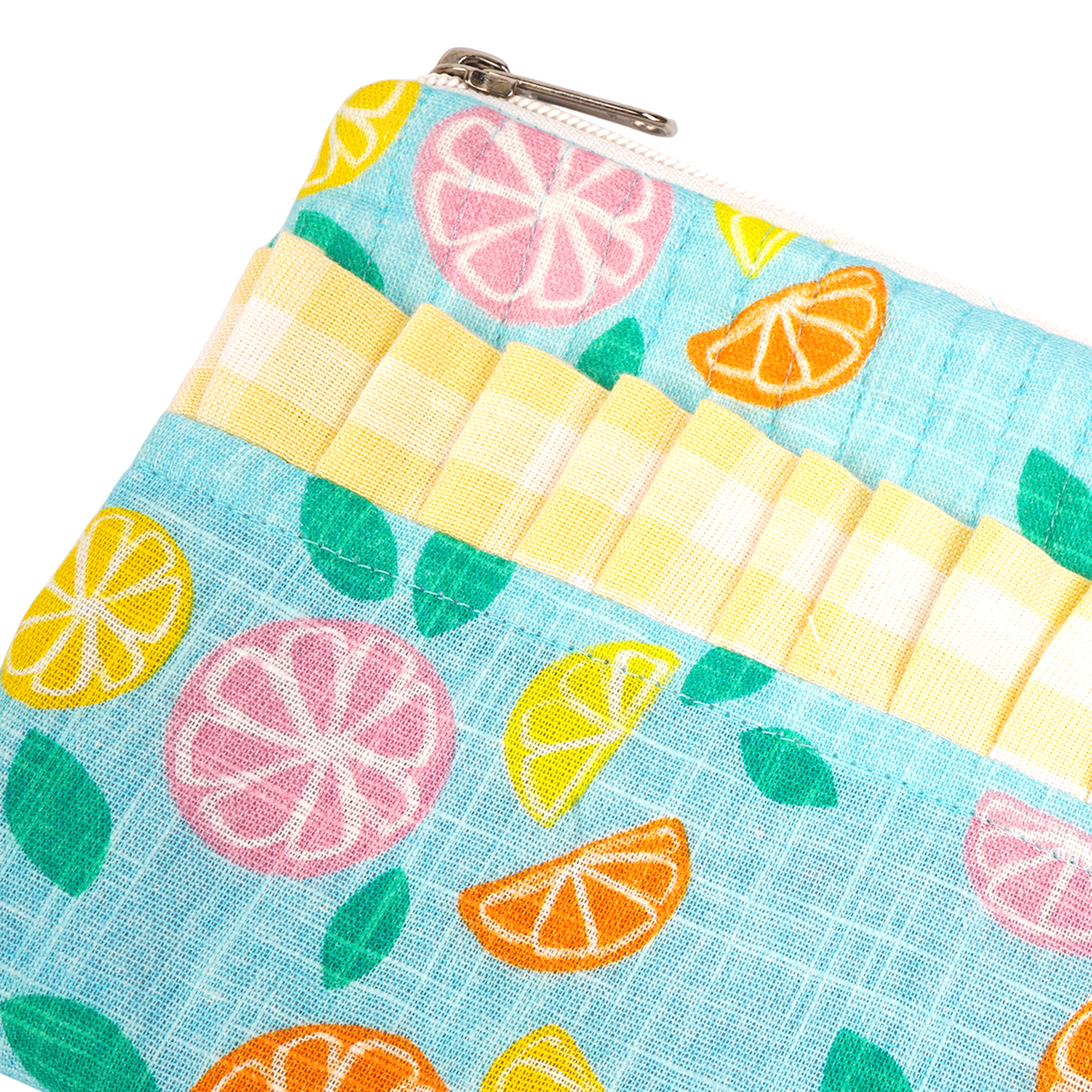 Citrus Pattern Zipper Pouch