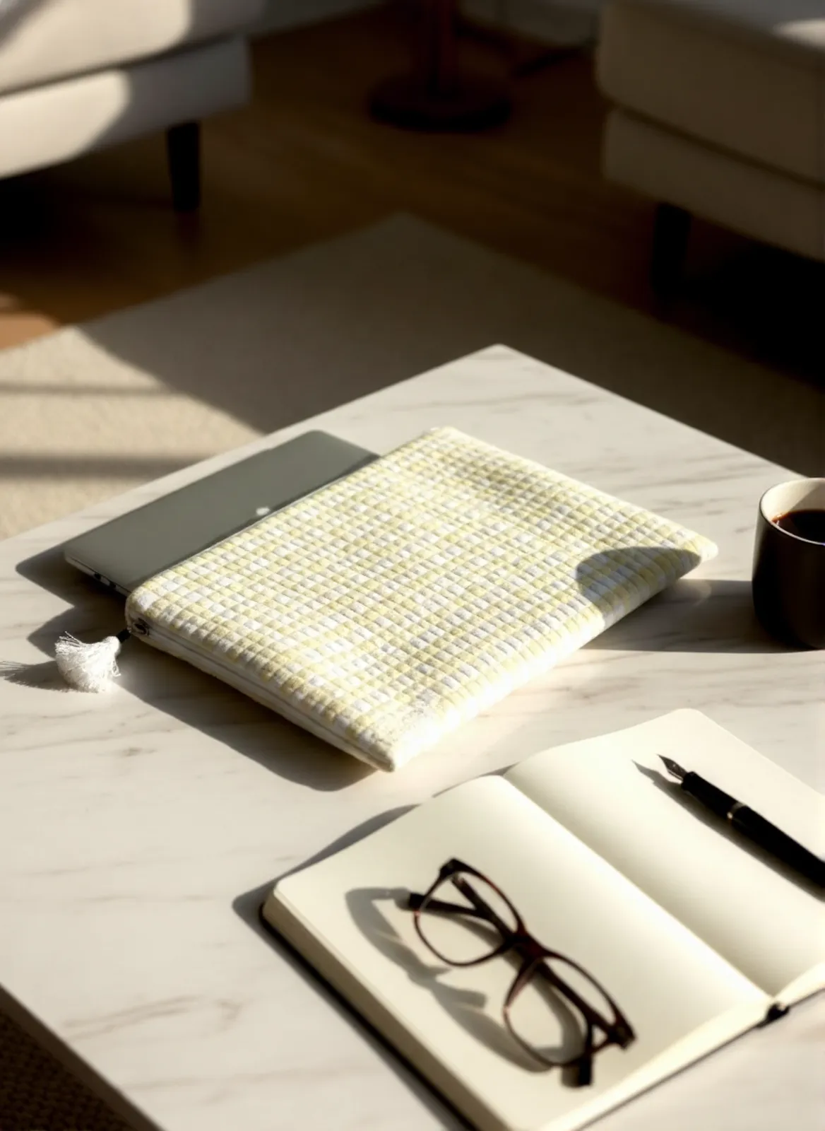 Laptop Sleeve and Accessory Pouch Set