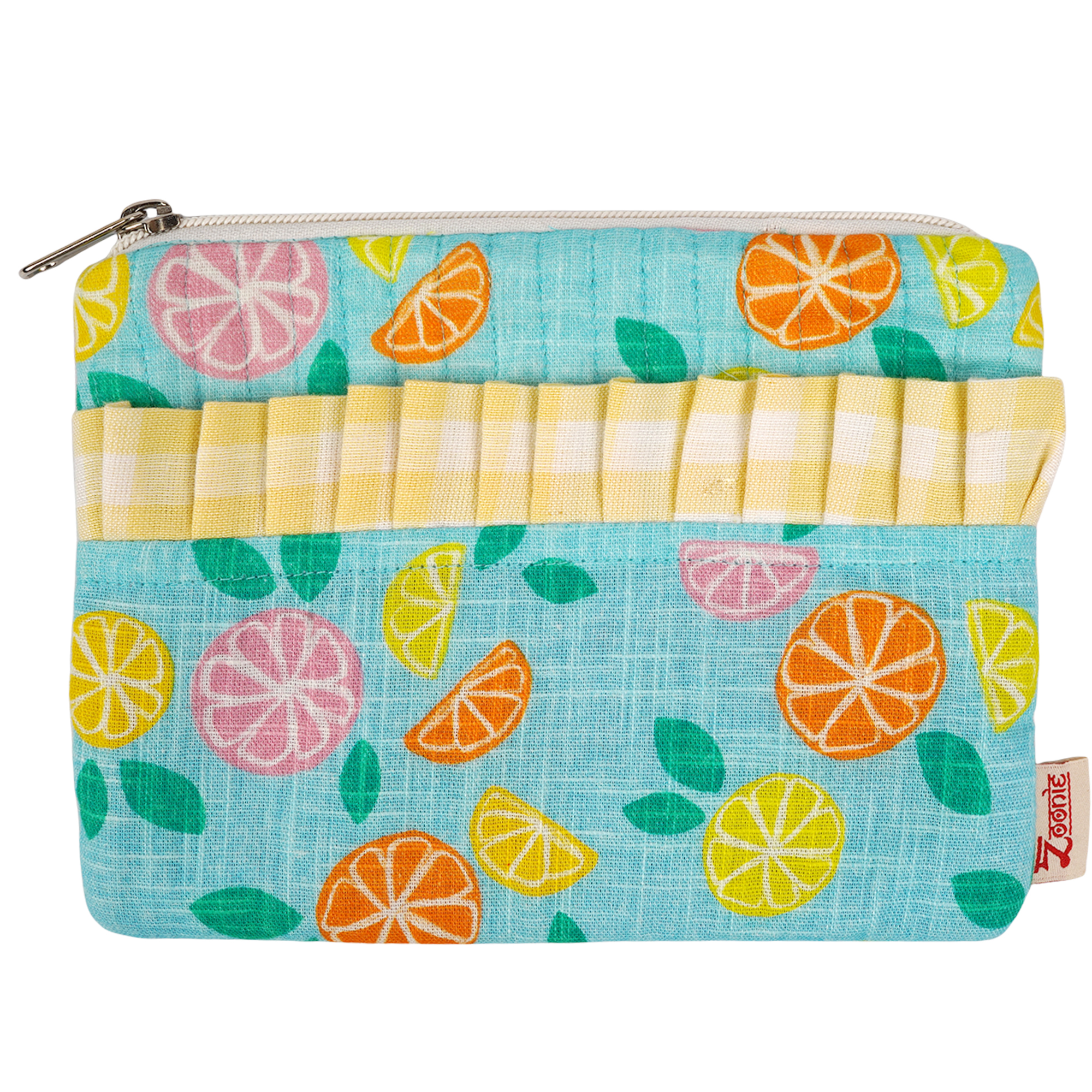 Citrus Pattern Zipper Pouch