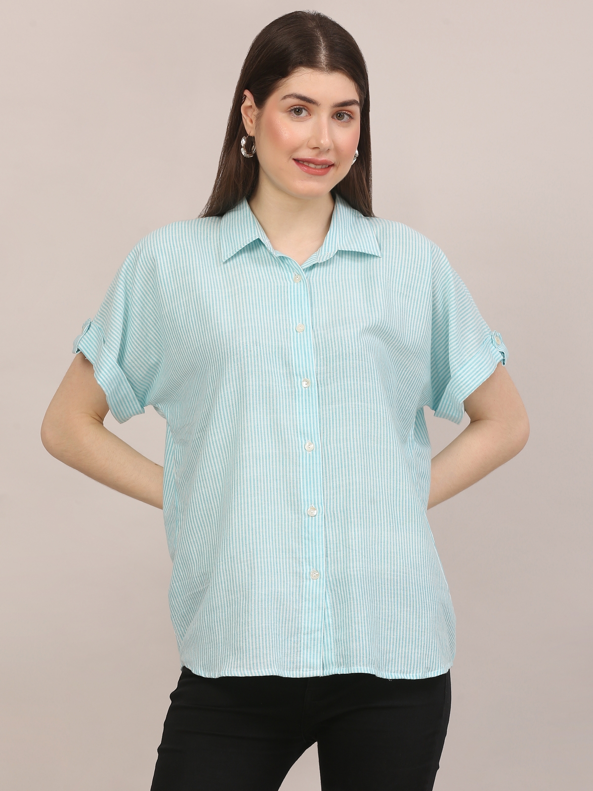 Light Blue Short Sleeve Shirt