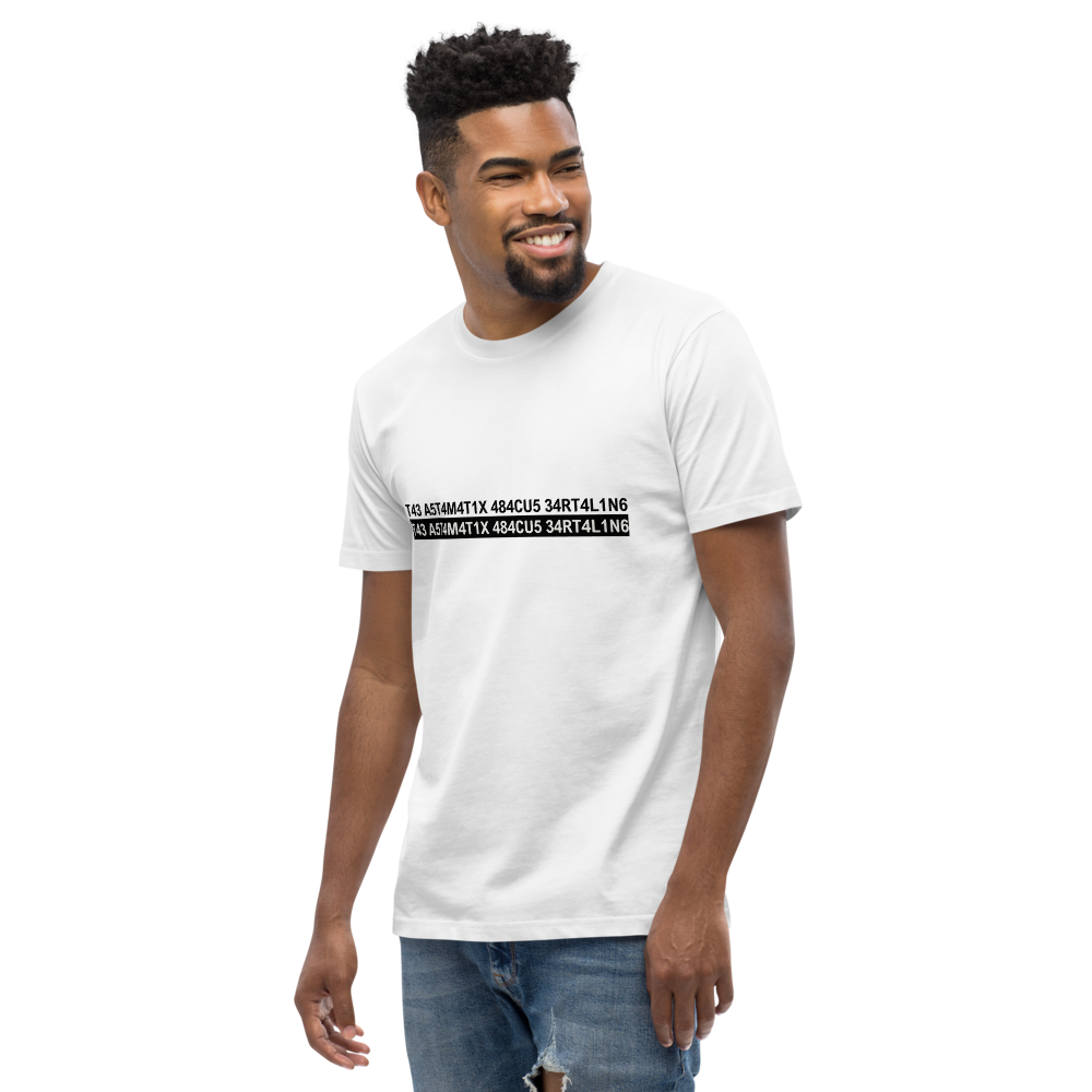 Classic Cotton T-shirt - Asthmatix Logo - White and Tan colour options