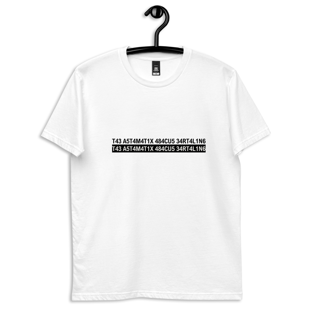 Classic Cotton T-shirt - Asthmatix Logo - White and Tan colour options 