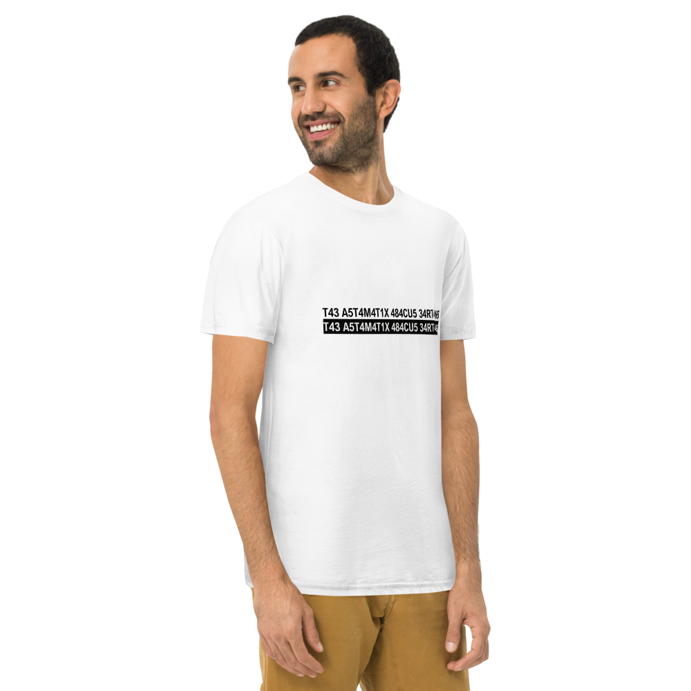 Classic Cotton T-shirt - Asthmatix Logo - White and Tan colour options 