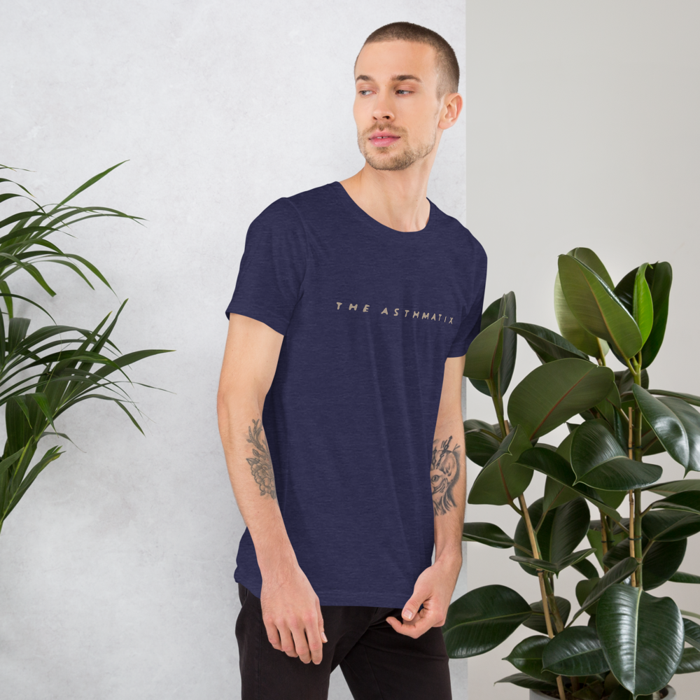 Navy-Blue Asthmatix Cotton Tee