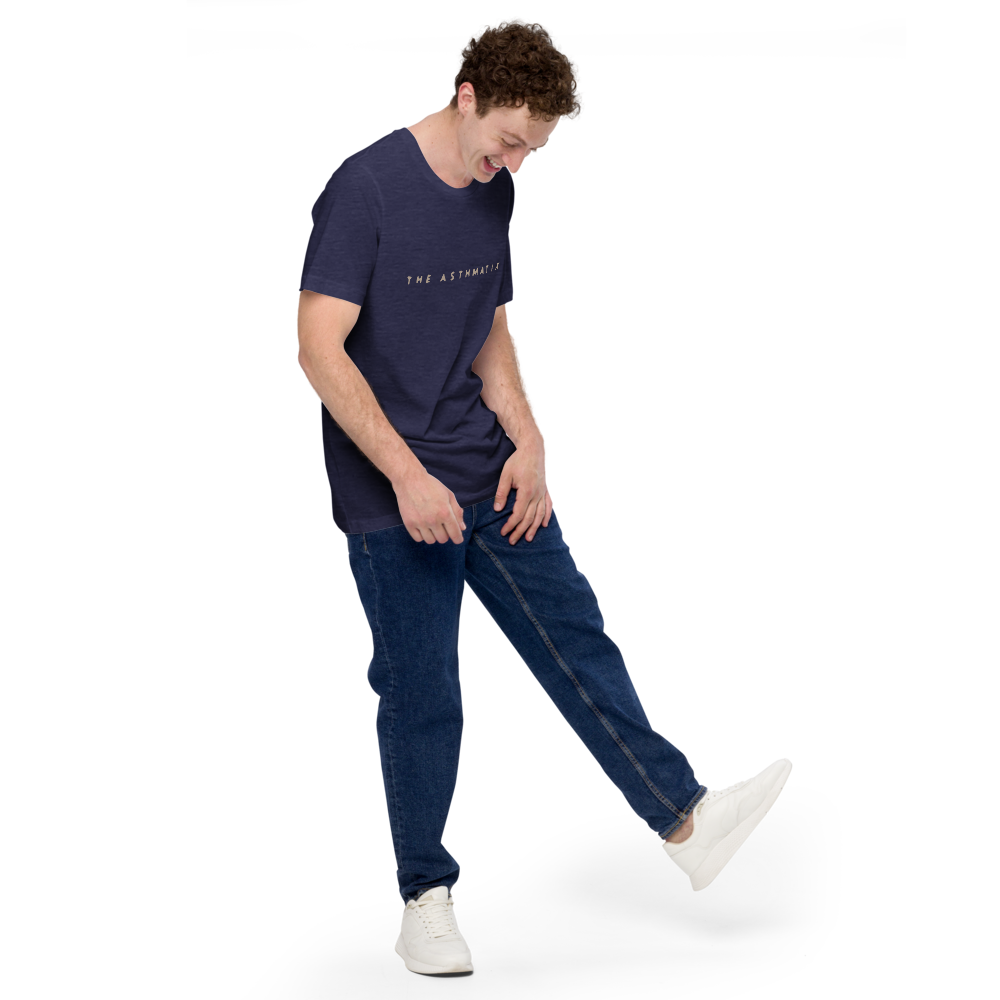 Navy-Blue Asthmatix Cotton Tee