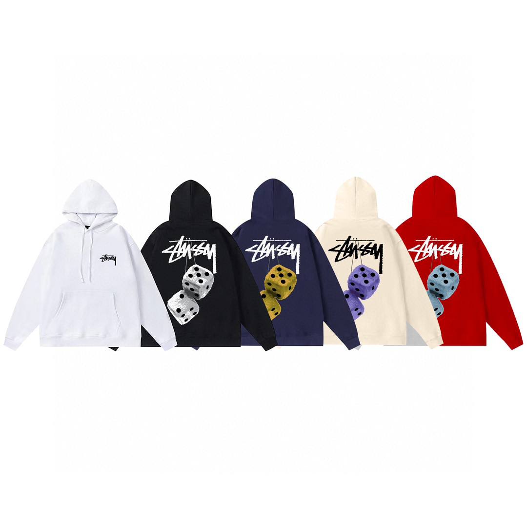 Stussy Dice Graphic Hoodies