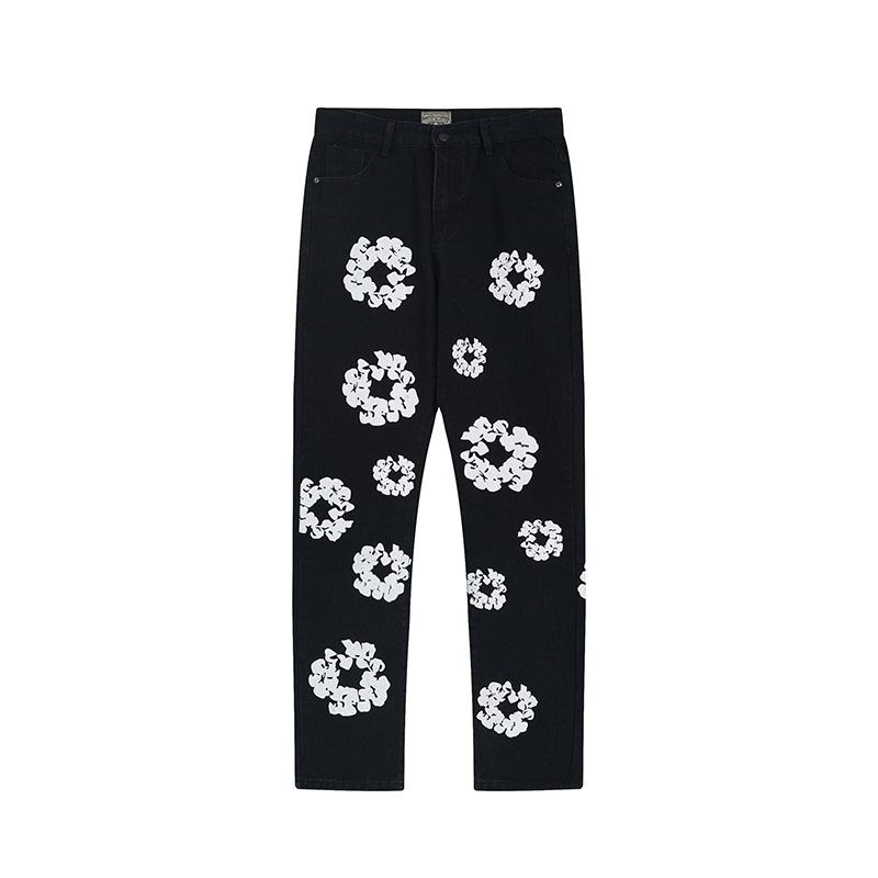 Denim Tears Floral Patterned Jeans