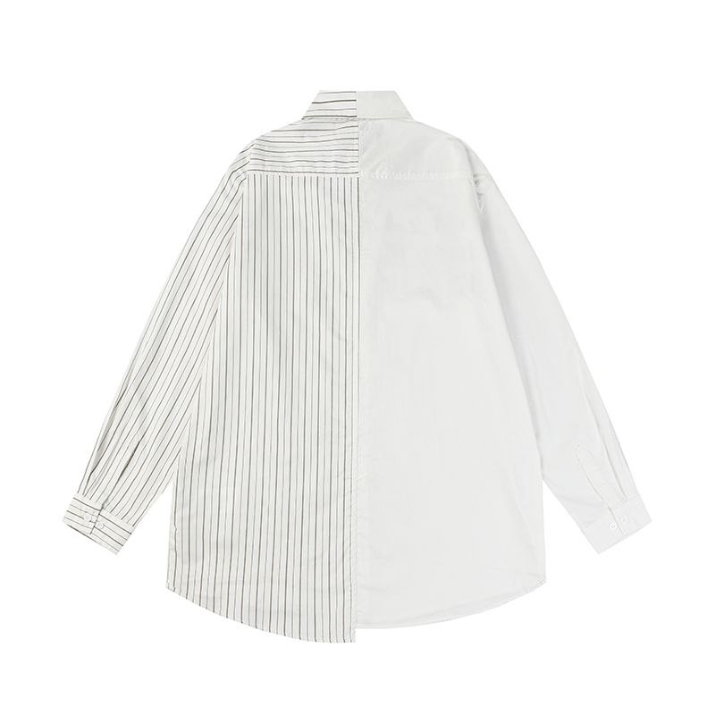 Maison Margiela Split-Design Button-Up Shirt