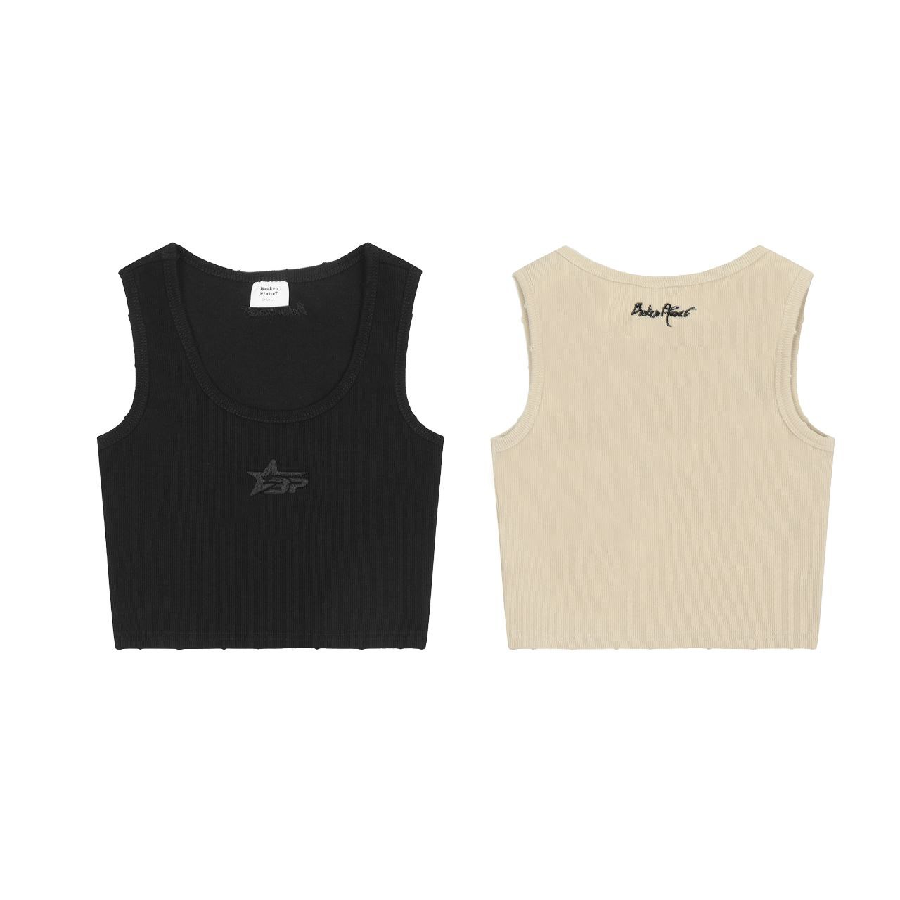 Broken Planet Sleeveless Tank Tops