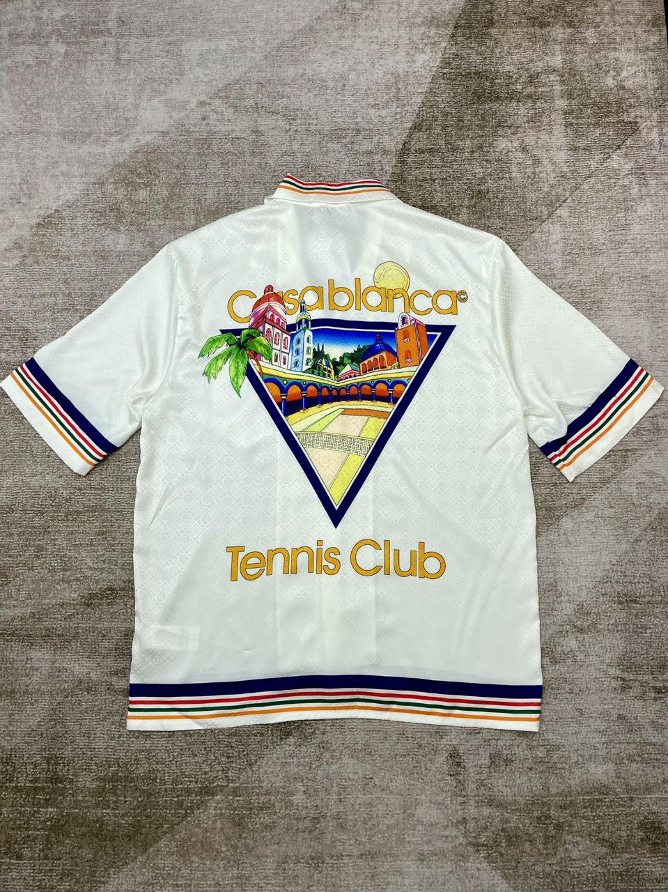 Casablanca Short Sleeve Button-Up Shirt