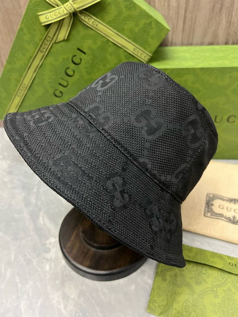 Gucci Black Bucket Hat