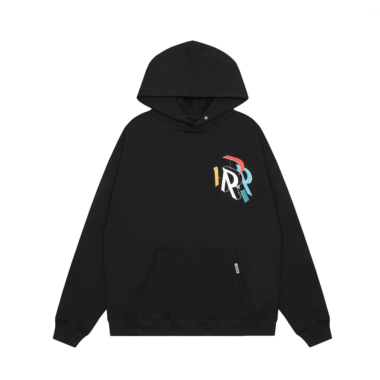 Represent Black Graphic Hoodie