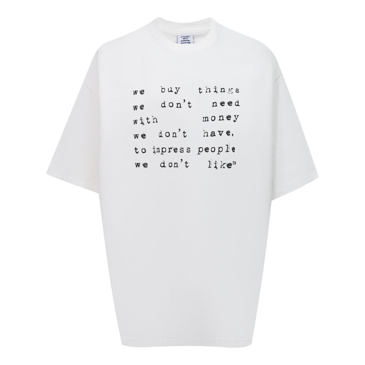 Vetements Graphic T-Shirt ( 5 set ) 