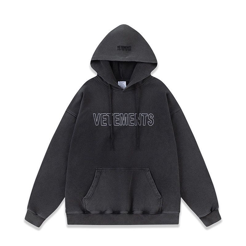 Vetements Hooded Zip-Up 