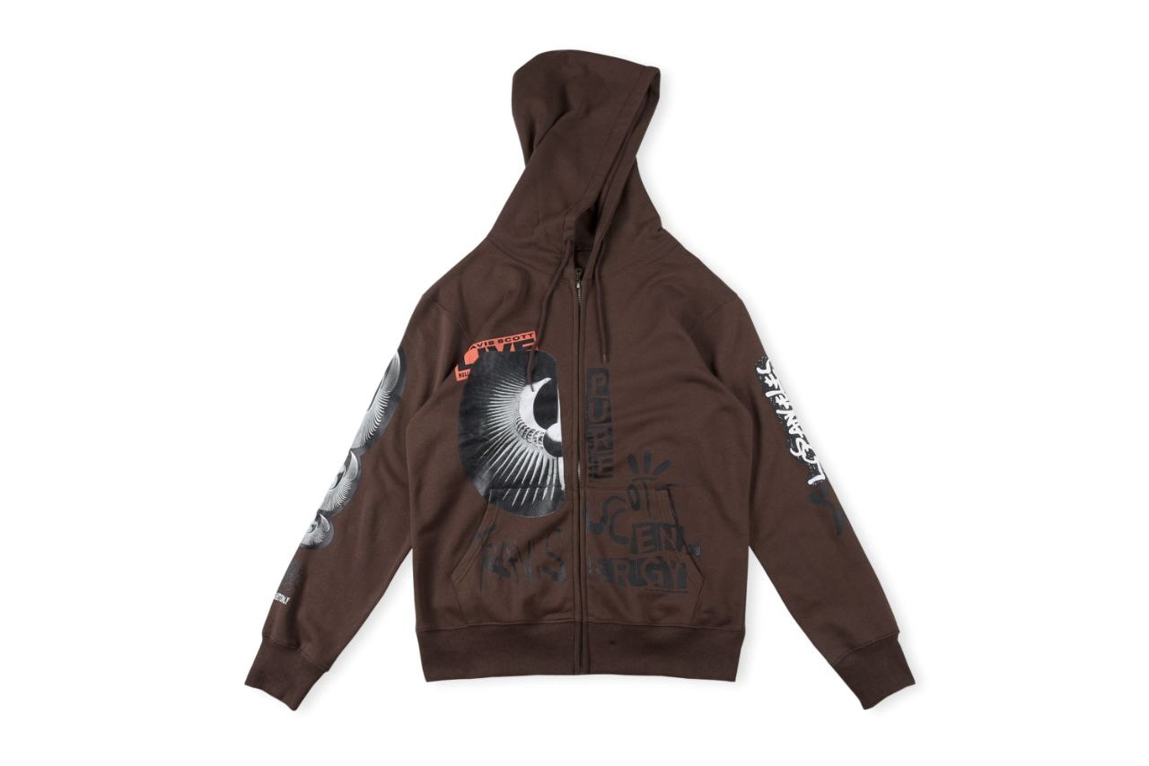 Travis Scott Brown Graphic Hoodie