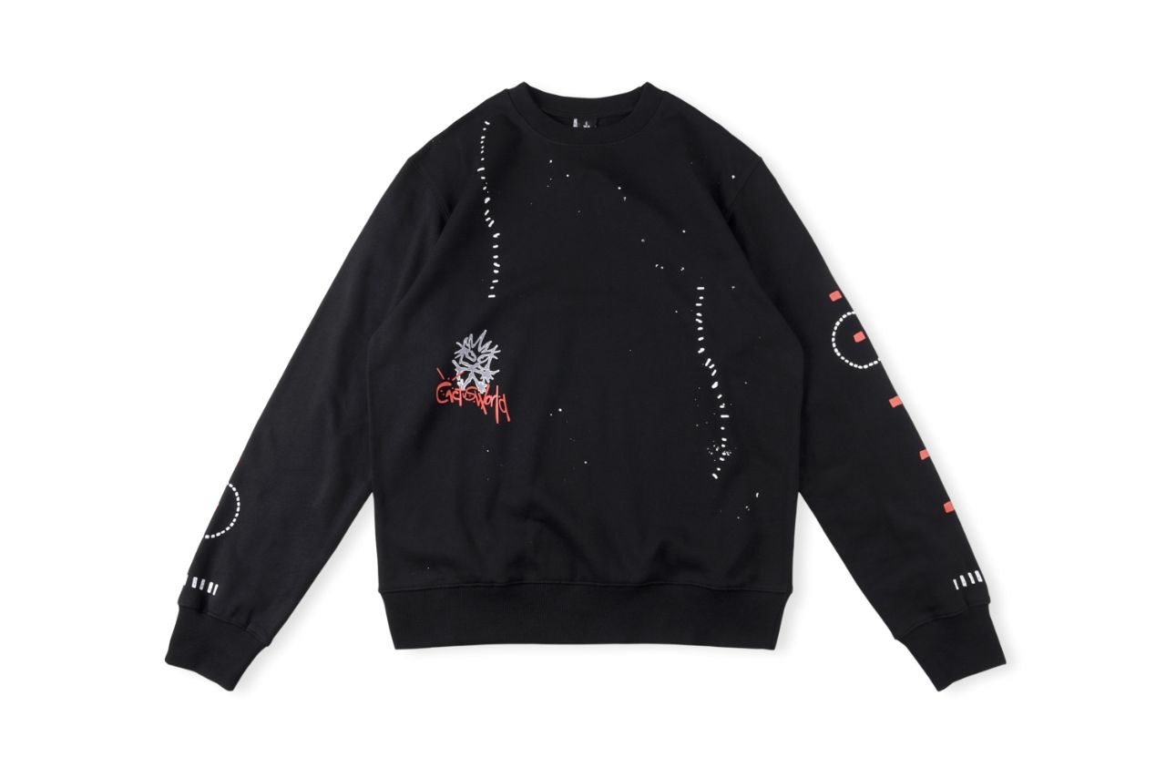 Travis Scott Black Graphic Sweatshirt