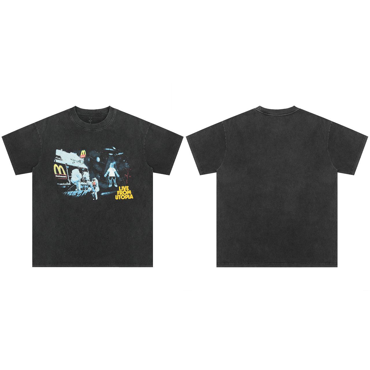 Travis Scott Graphic Print T-Shirt ( 4 set ) 